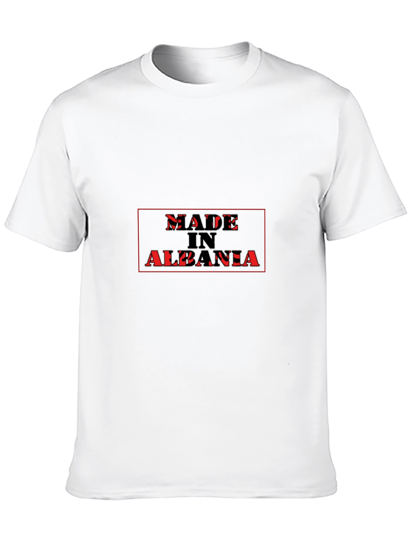 Made in Albania T-Shirt | Black Graphic Tee