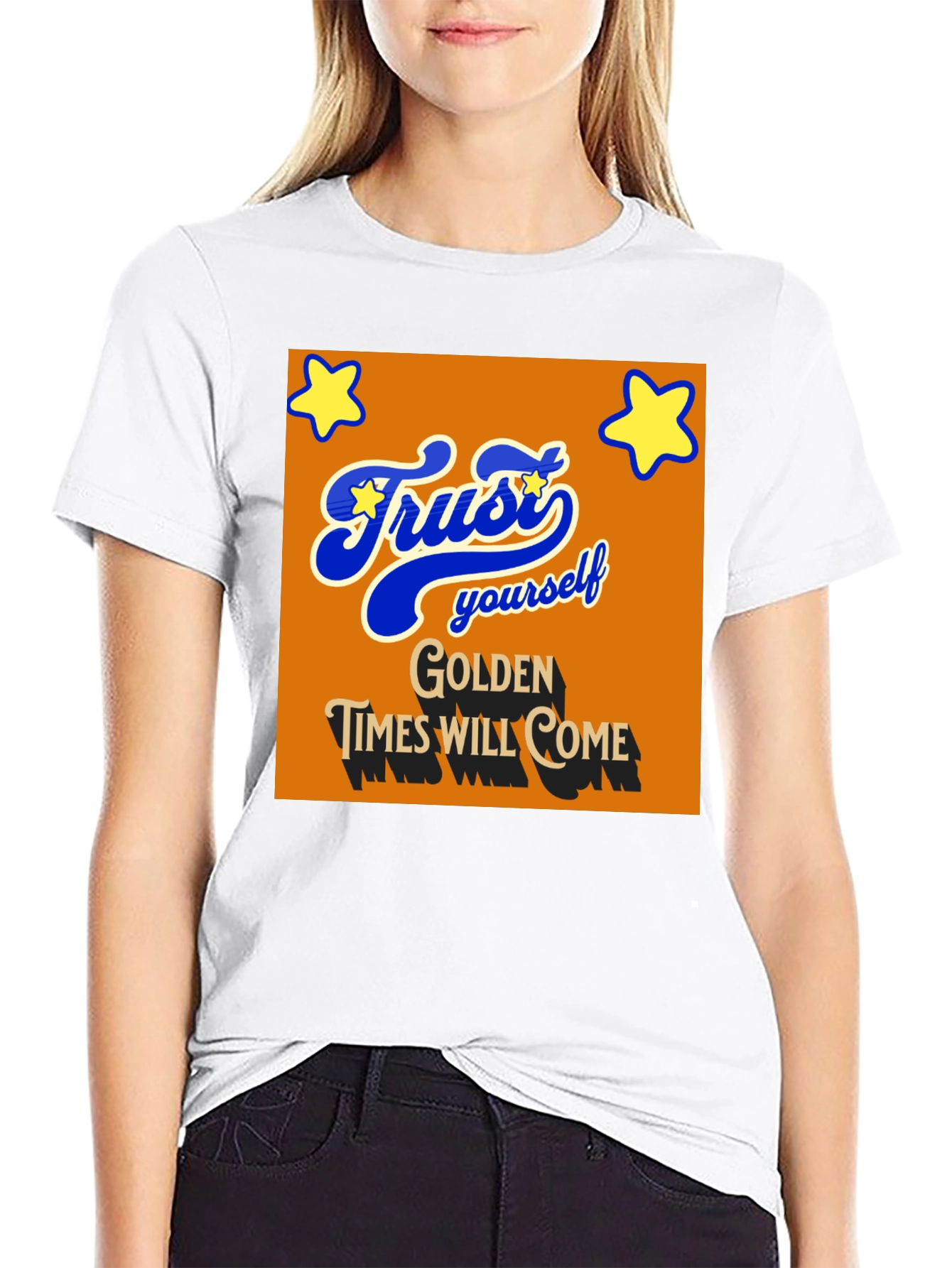 Trust Yourself T-Shirt - Golden Times Graphic Tee