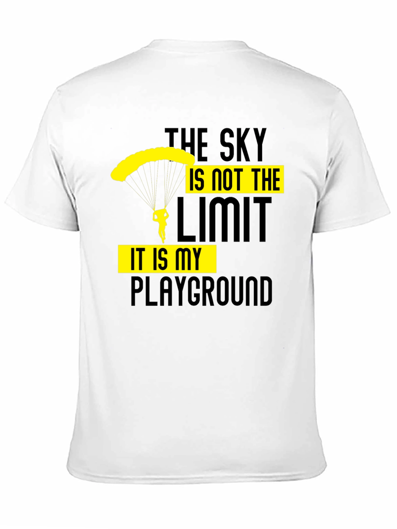 Skydiving Playground Graphic Tee - Black