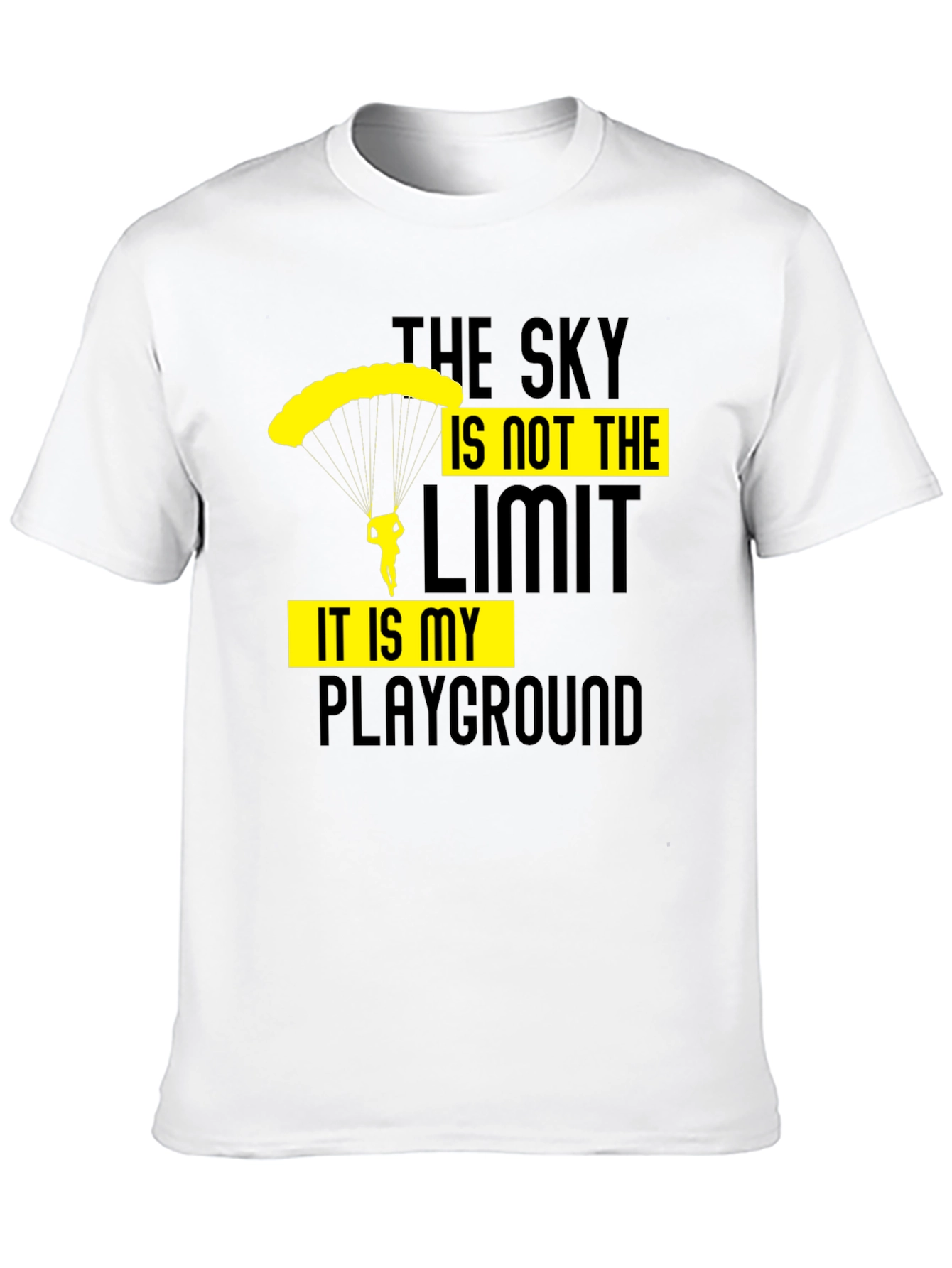 Skydiving Playground Graphic Tee - Black