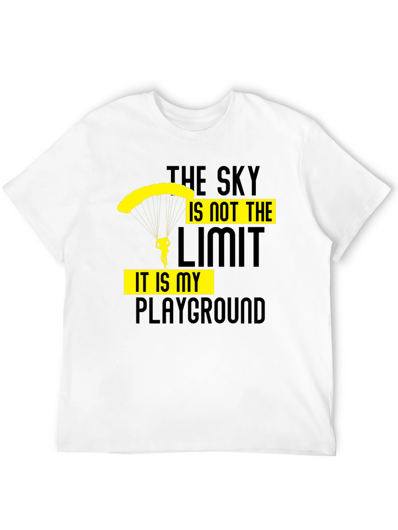 Skydiving Playground Graphic Tee - Black