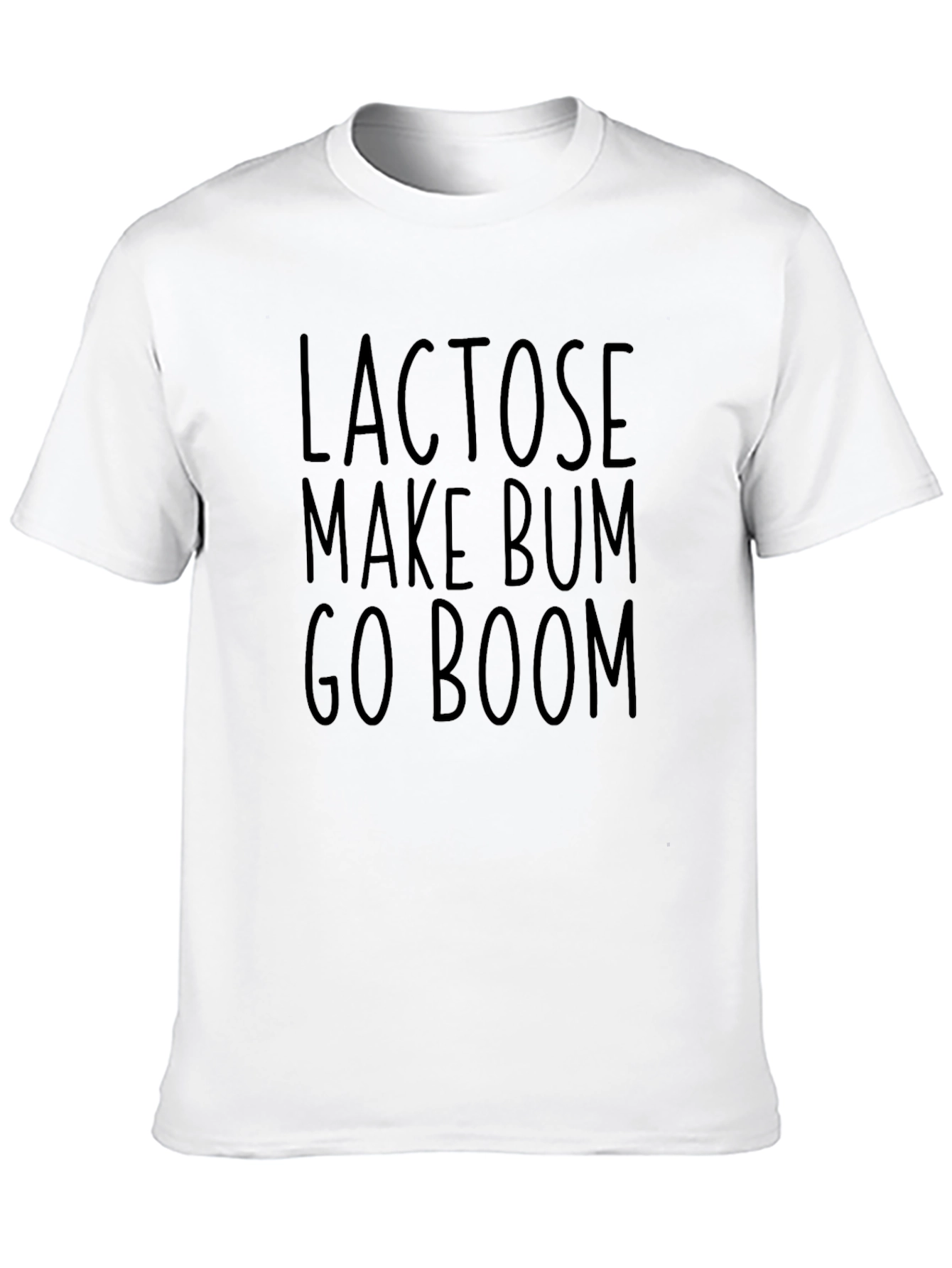 Lactose Make Bum Go Boom Black T-Shirt