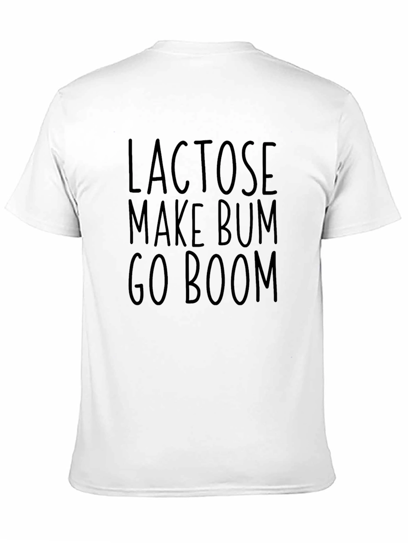 Lactose Make Bum Go Boom Black T-Shirt