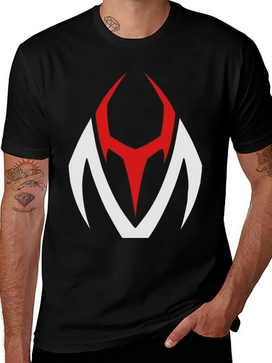 Modern Graphic T-Shirt - Red & White Logo
