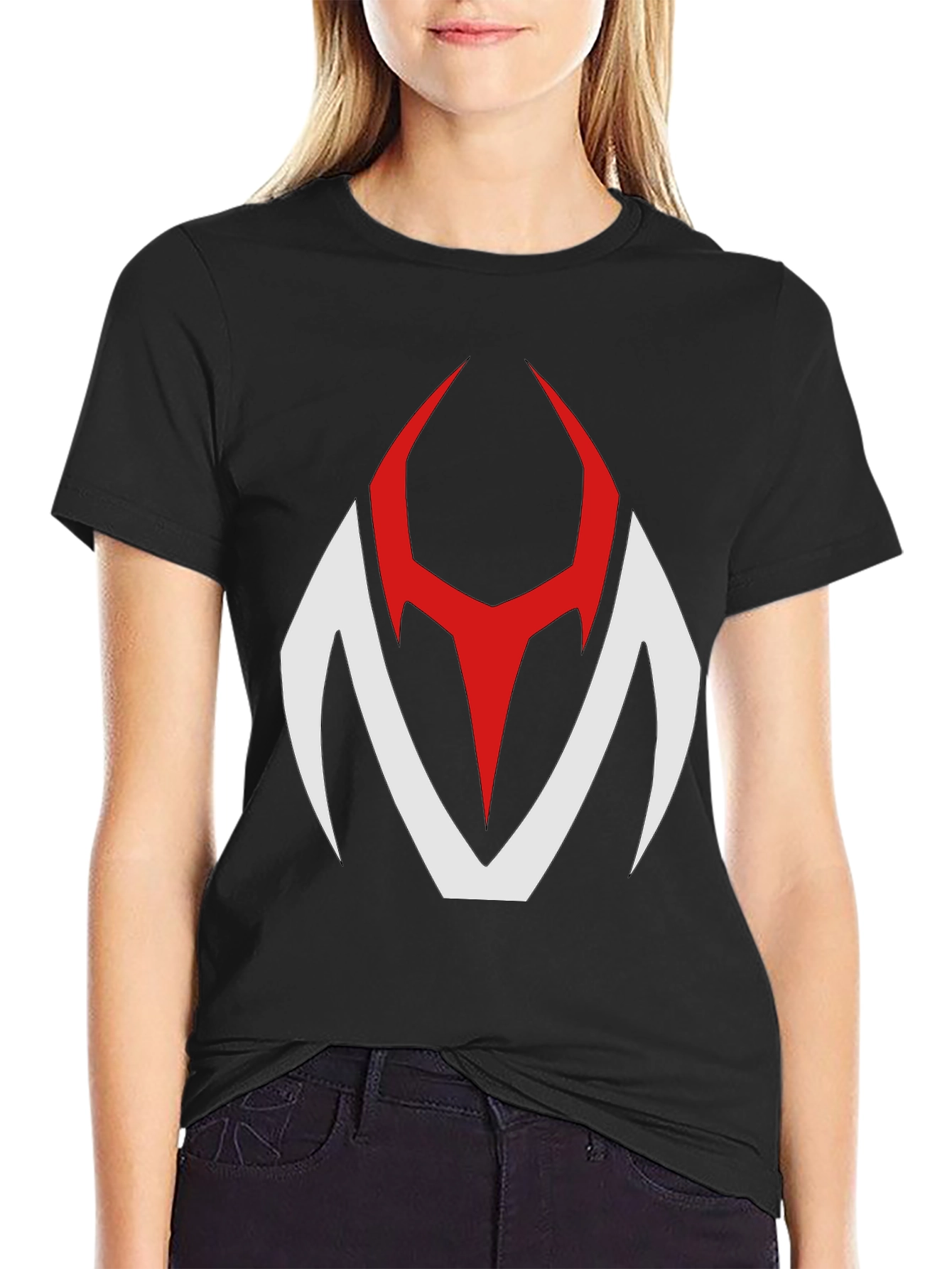 Modern Graphic T-Shirt - Red & White Logo