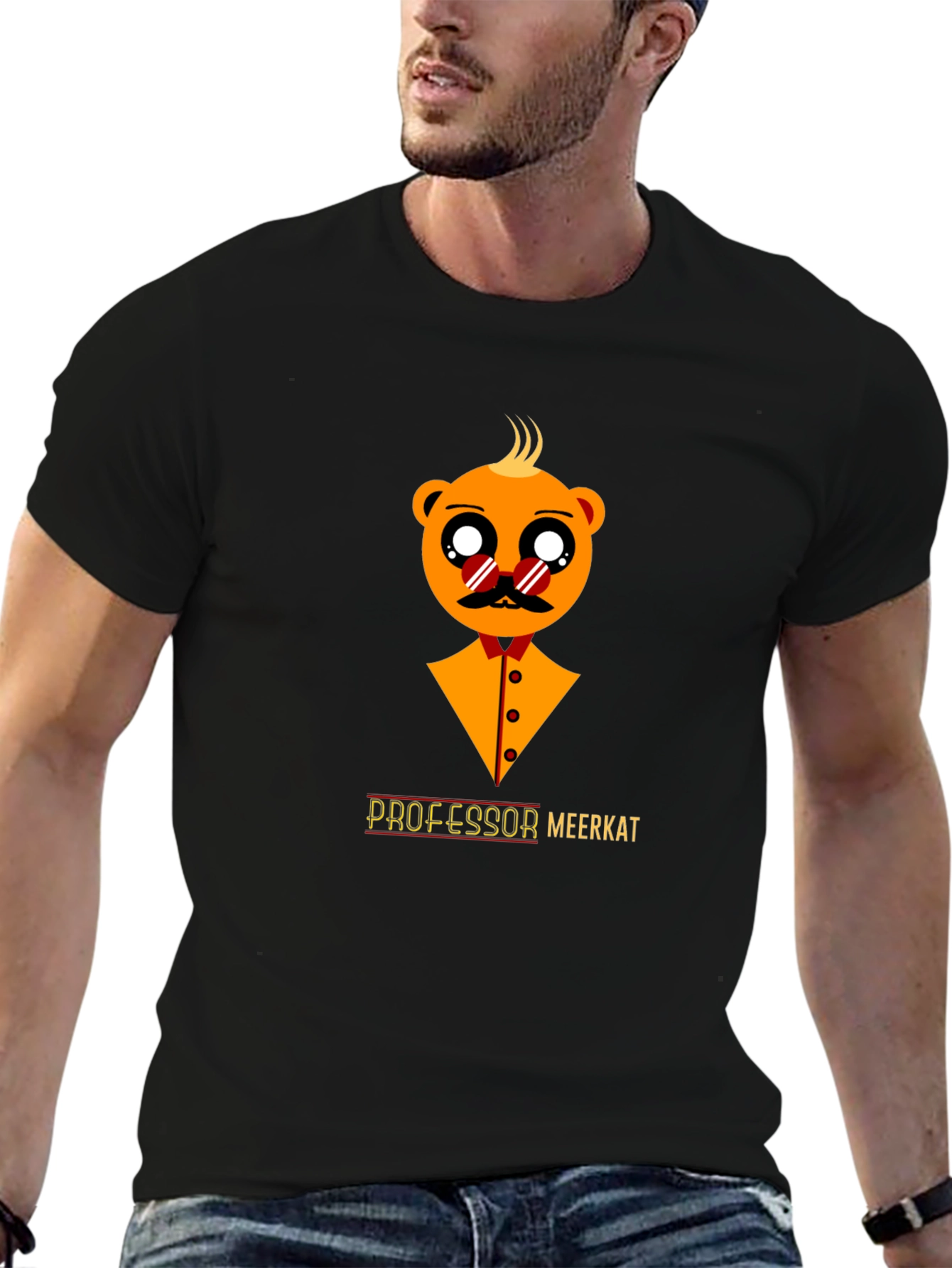 Professor Meerkat Graphic T-Shirt