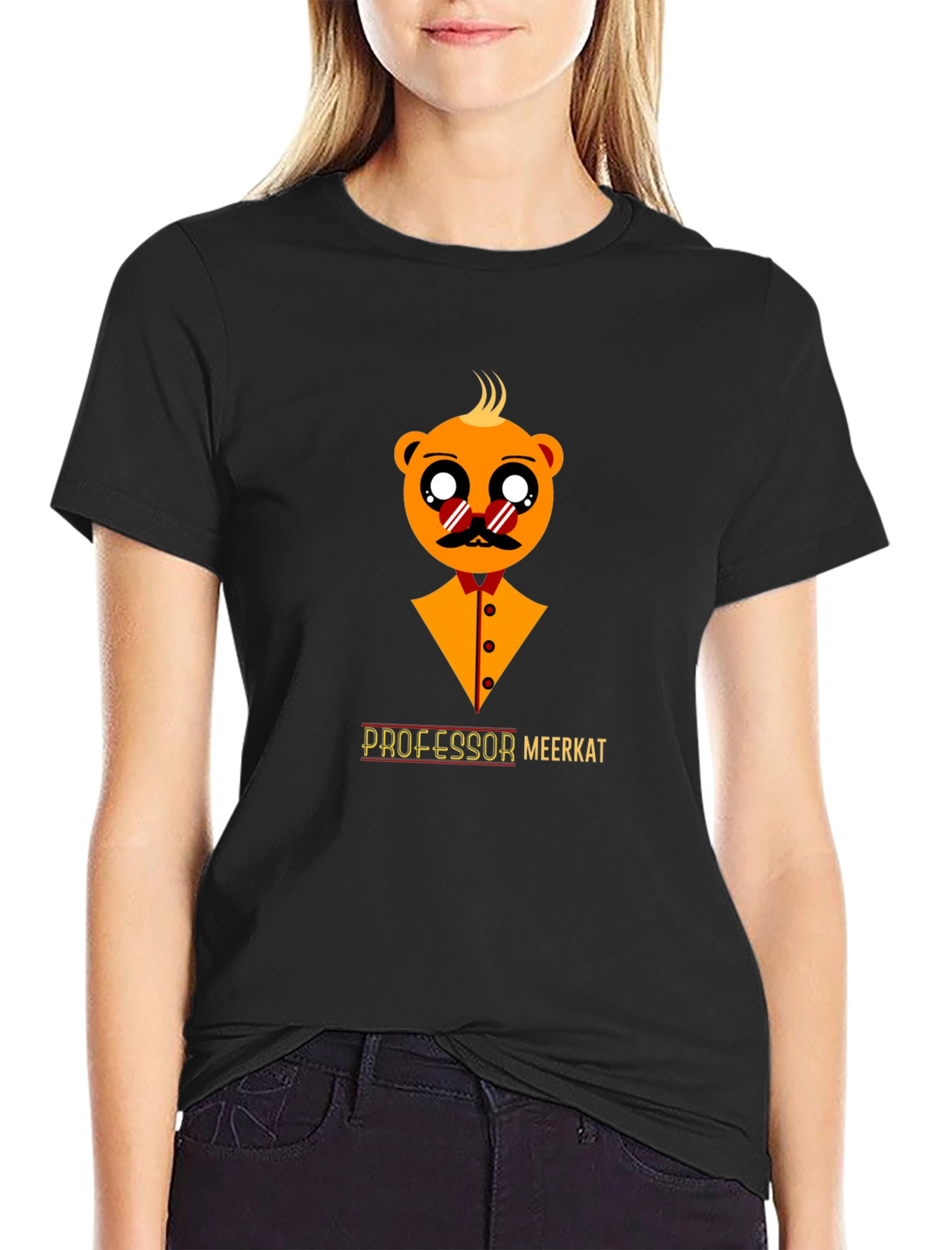 Professor Meerkat Graphic T-Shirt
