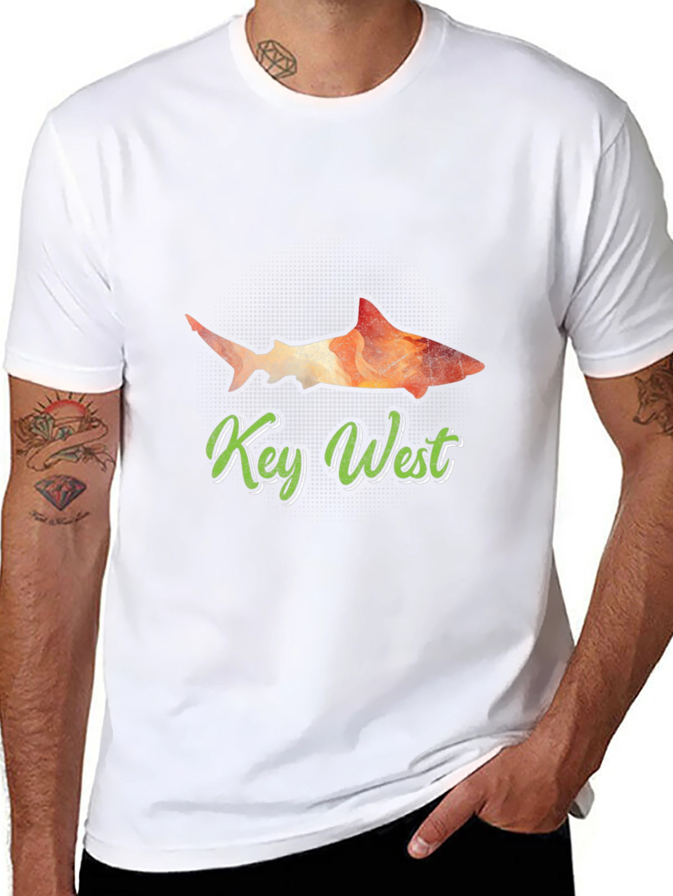 Key West Shark Graphic Tee