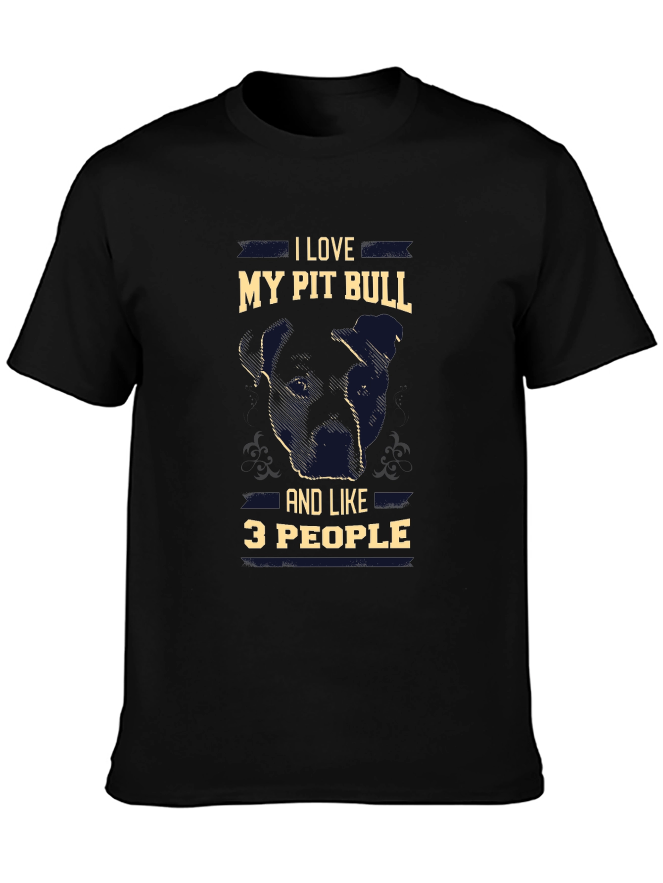 I Love My Pit Bull T-Shirt