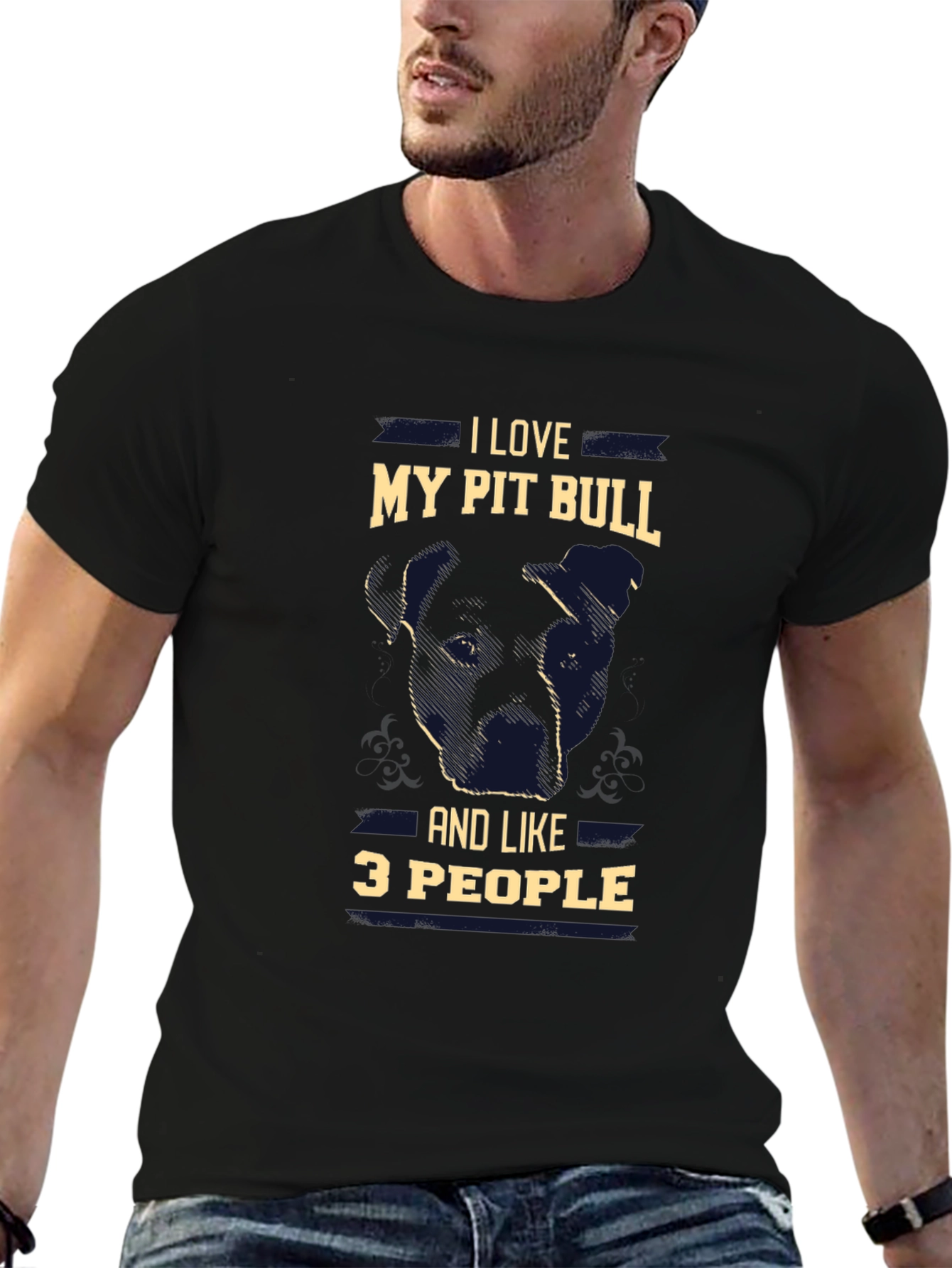 I Love My Pit Bull T-Shirt