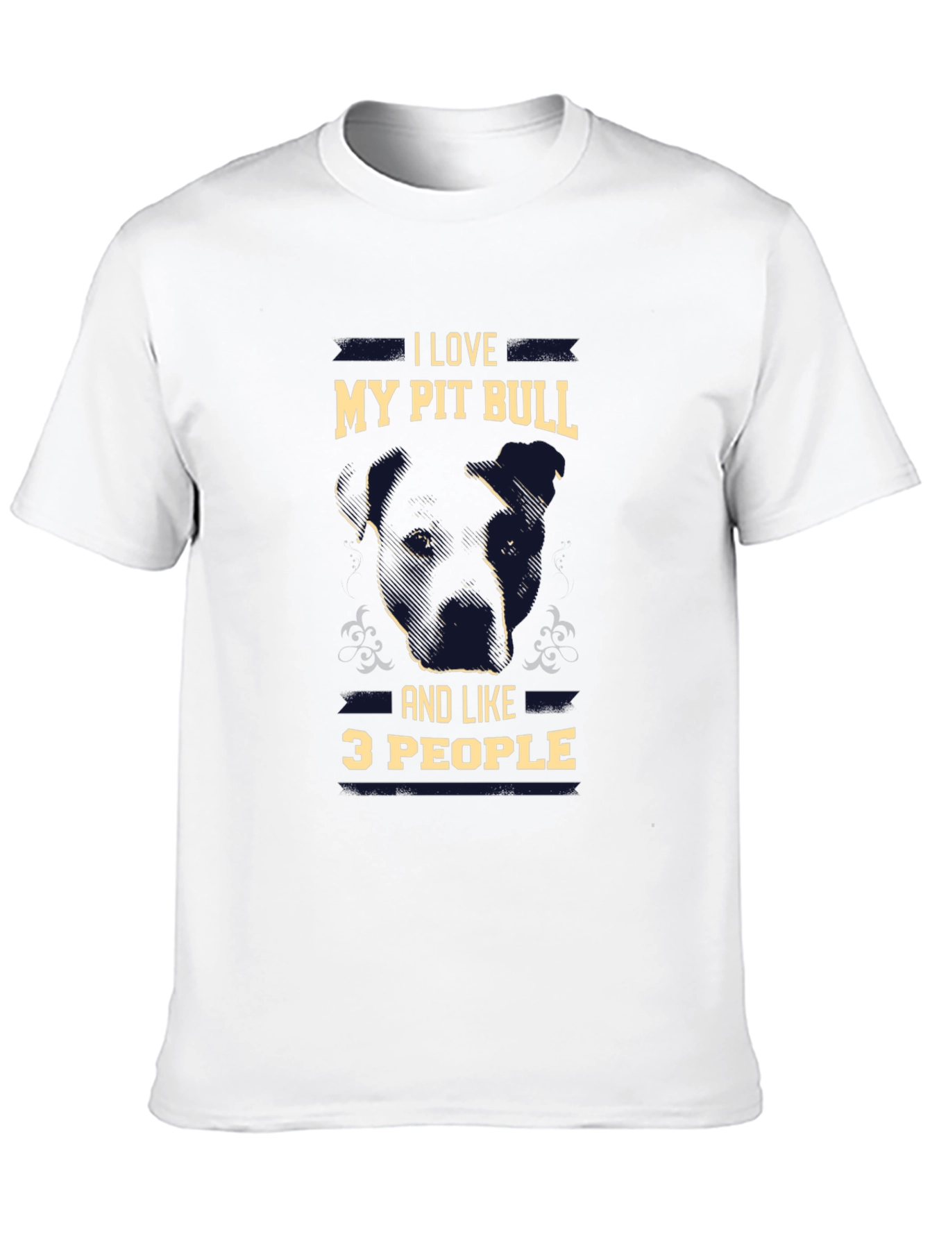 I Love My Pit Bull T-Shirt