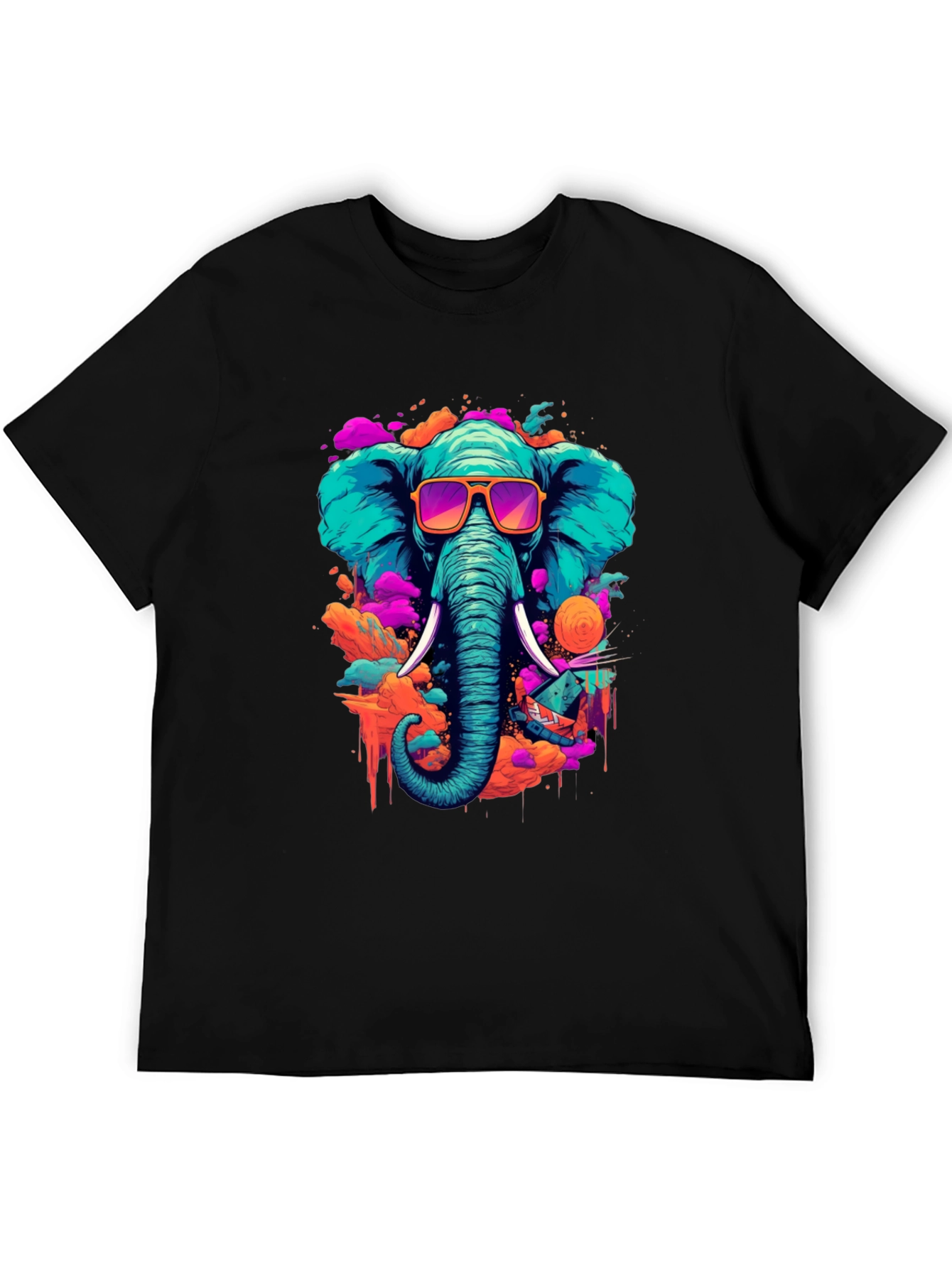 Cool Elephant Graphic Tee - Stylish Unisex T-Shirt