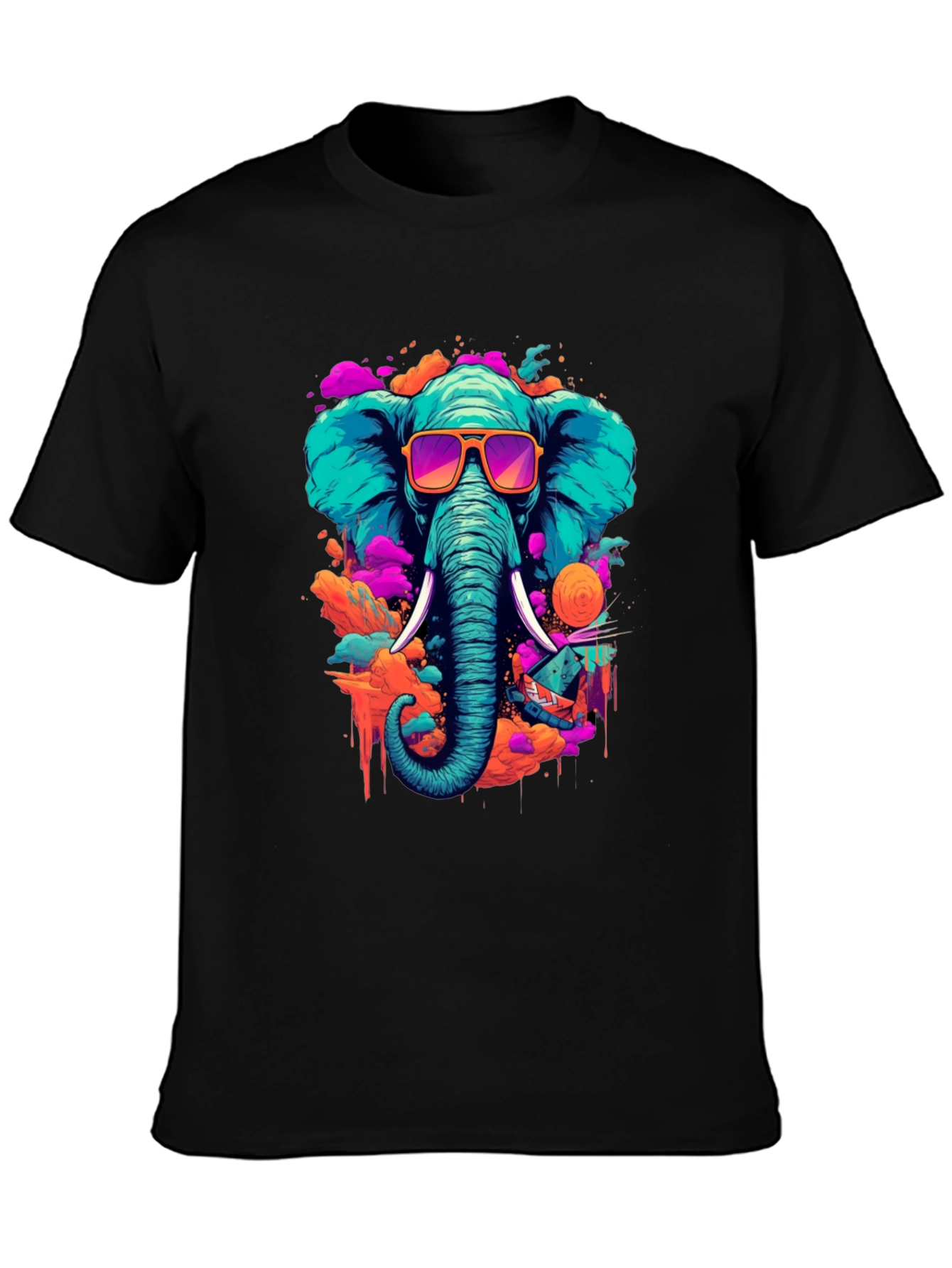 Cool Elephant Graphic Tee - Stylish Unisex T-Shirt