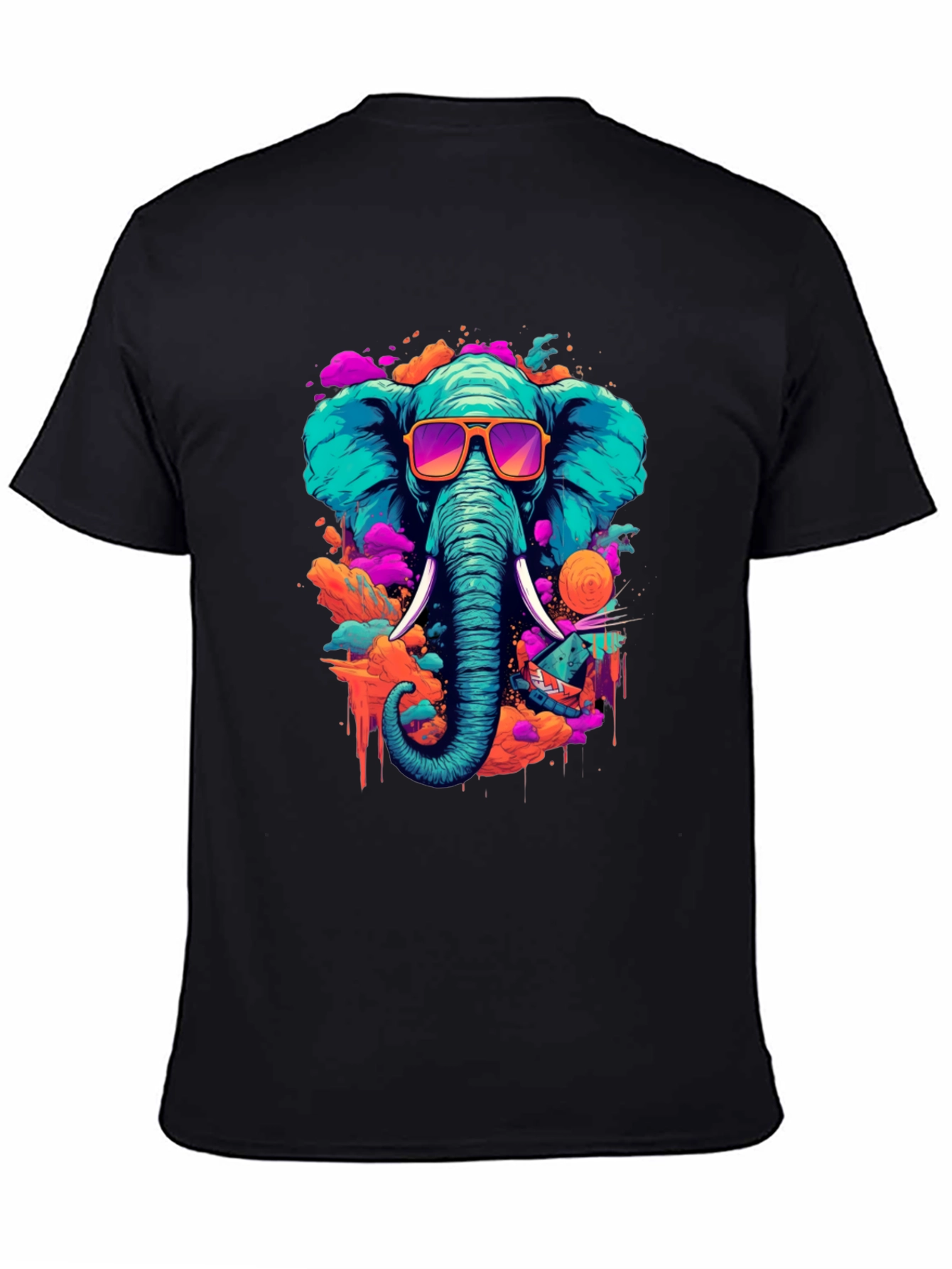 Cool Elephant Graphic Tee - Stylish Unisex T-Shirt
