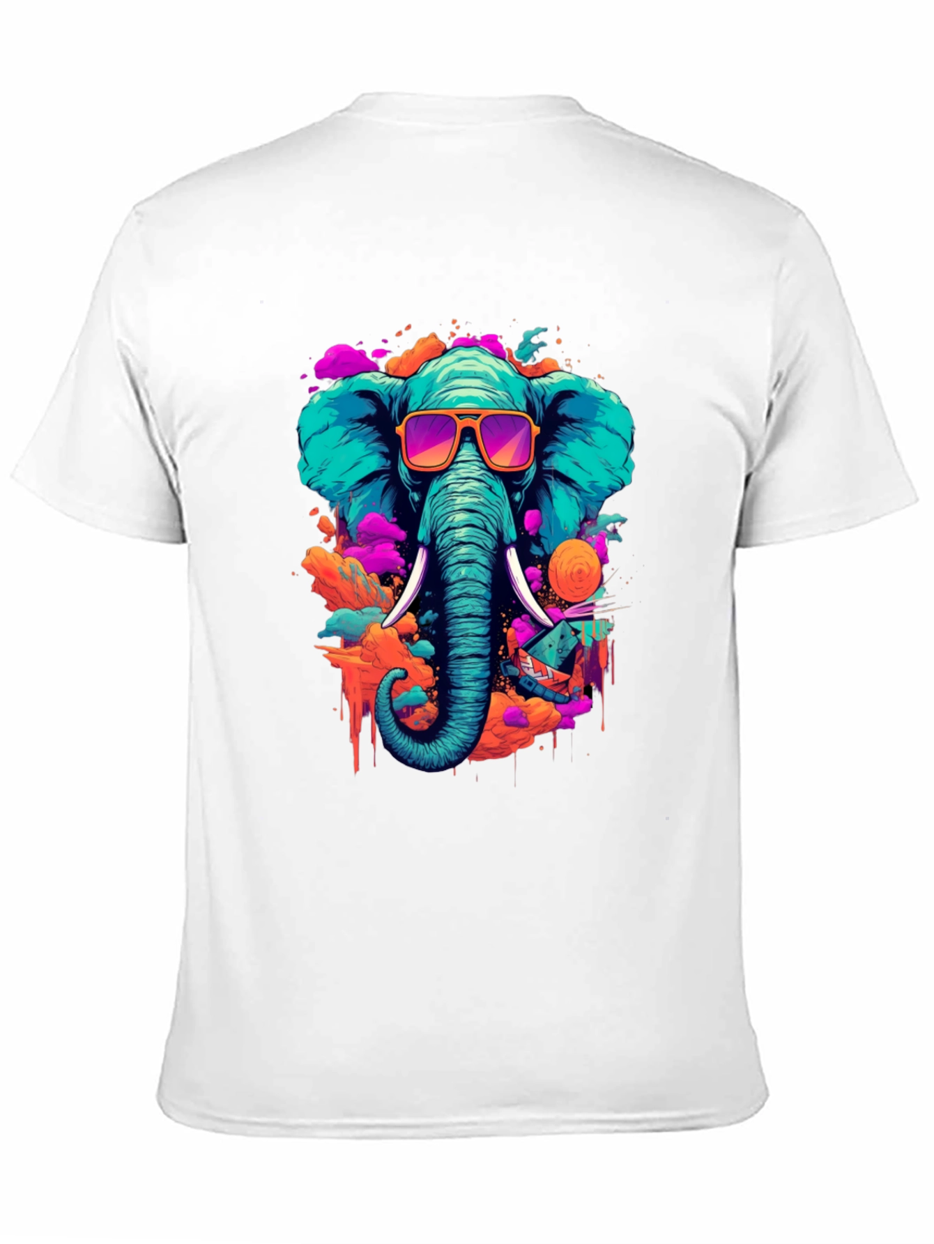 Cool Elephant Graphic Tee - Stylish Unisex T-Shirt