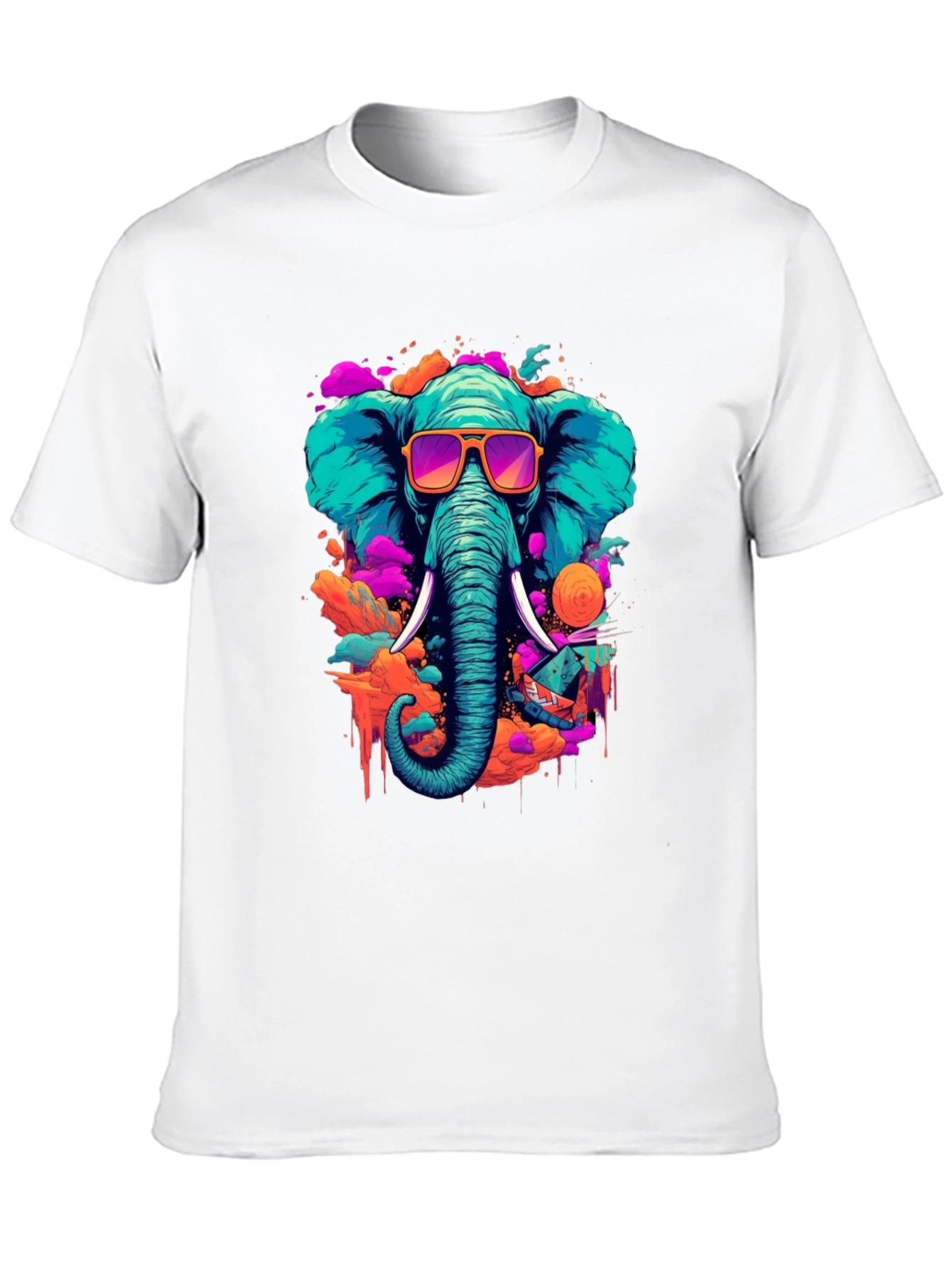Cool Elephant Graphic Tee - Stylish Unisex T-Shirt