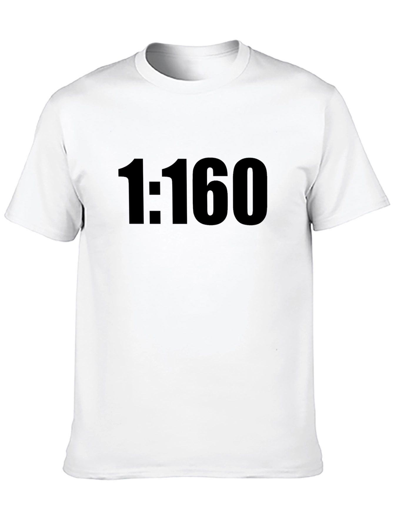 1:160 Scale Black T-Shirt