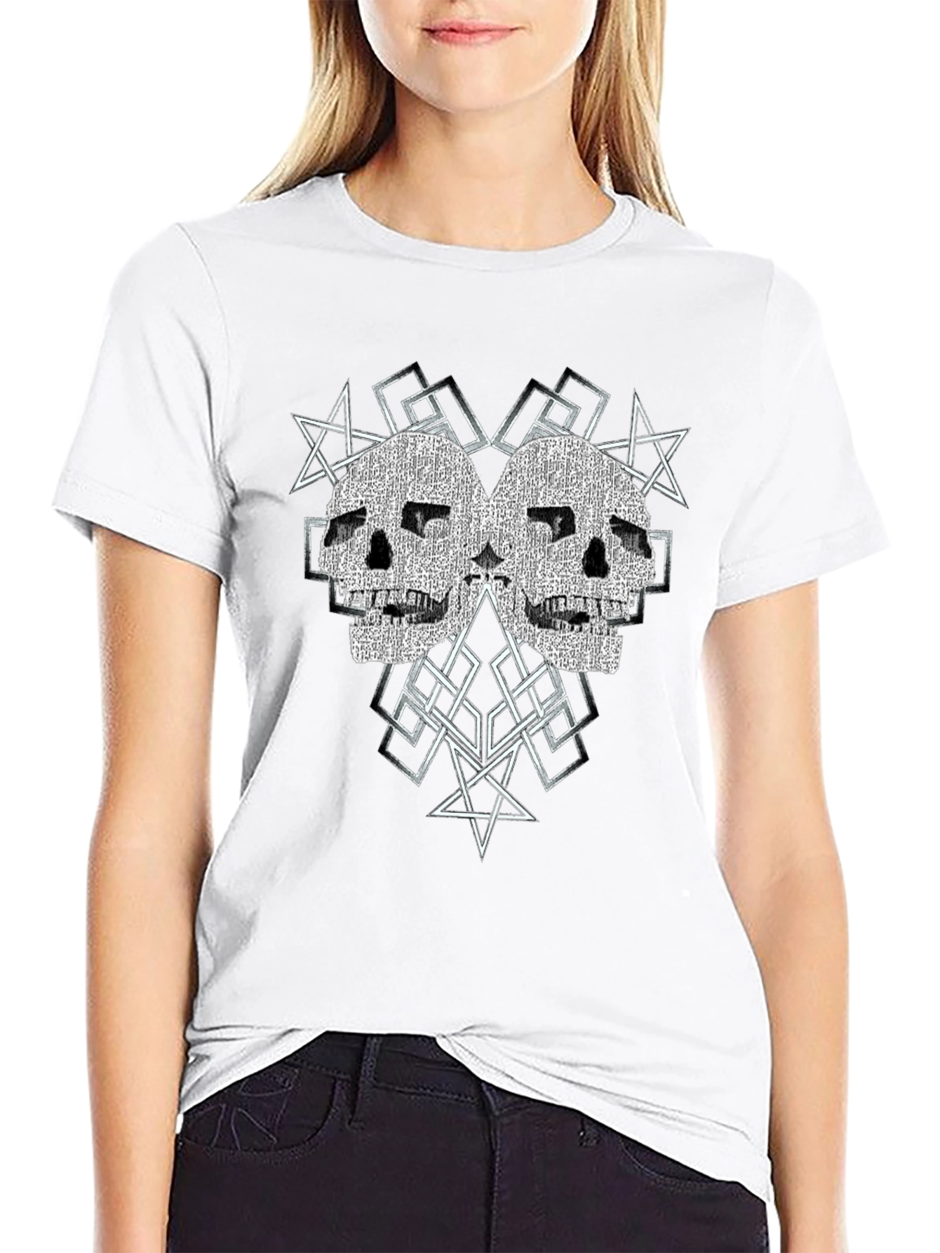 Skull Graphic T-Shirt - Edgy Streetwear