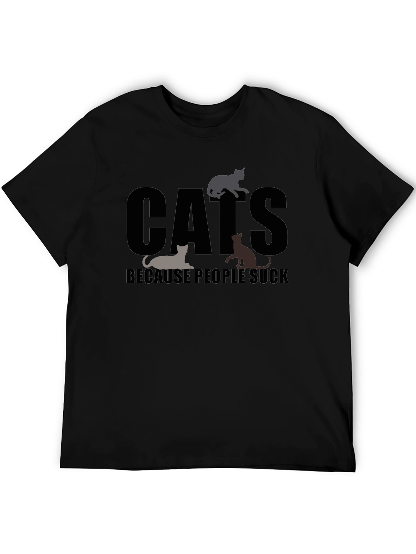 Cats Because People Suck T-Shirt