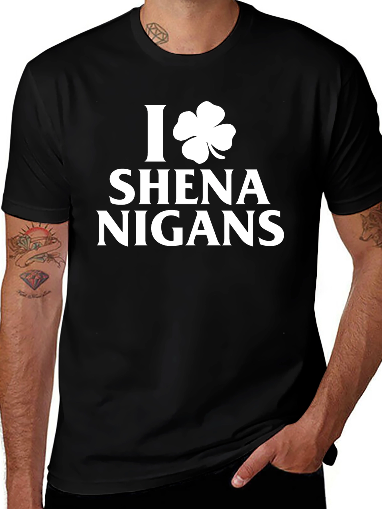 I Shamrock Shenanigans T-Shirt - Black