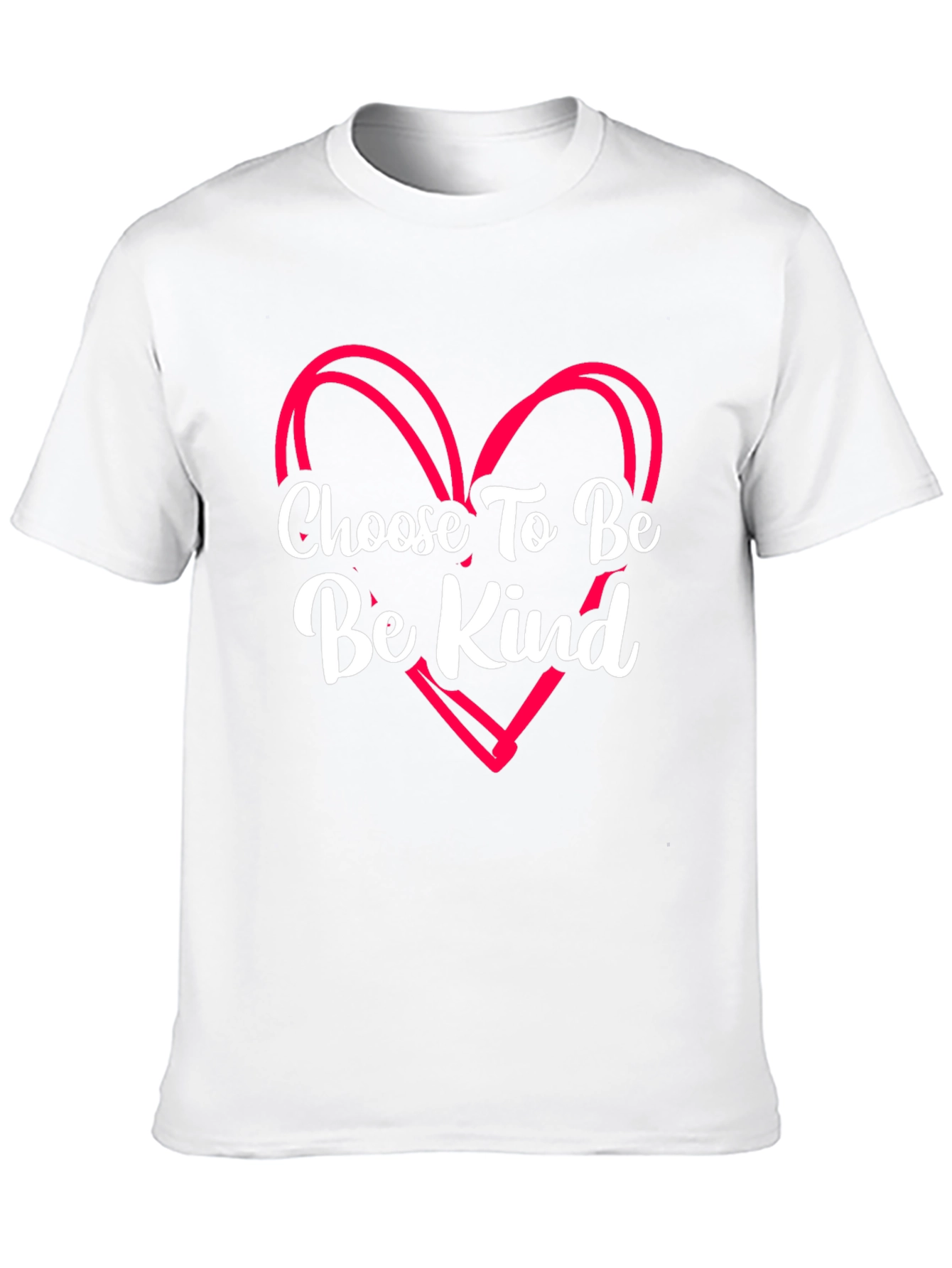 Choose To Be Kind Black T-Shirt with Heart