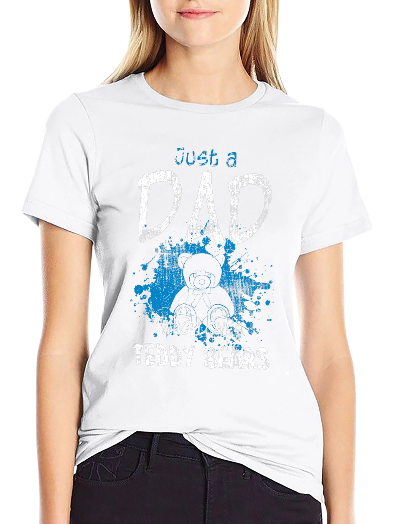 Just a Dad Who Loves Teddy Bears T-Shirt