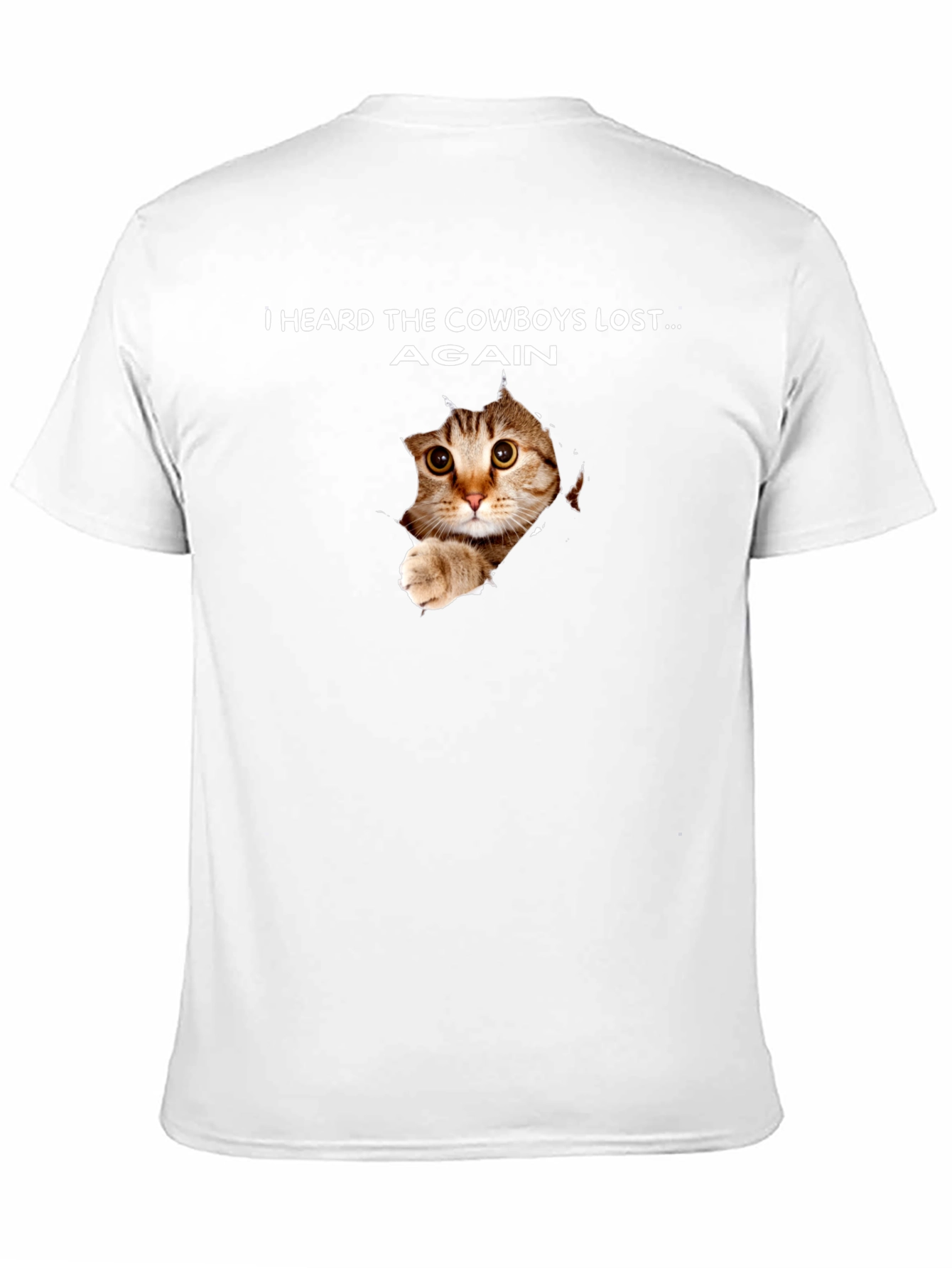 Cowboys Lost Again Cat T-Shirt