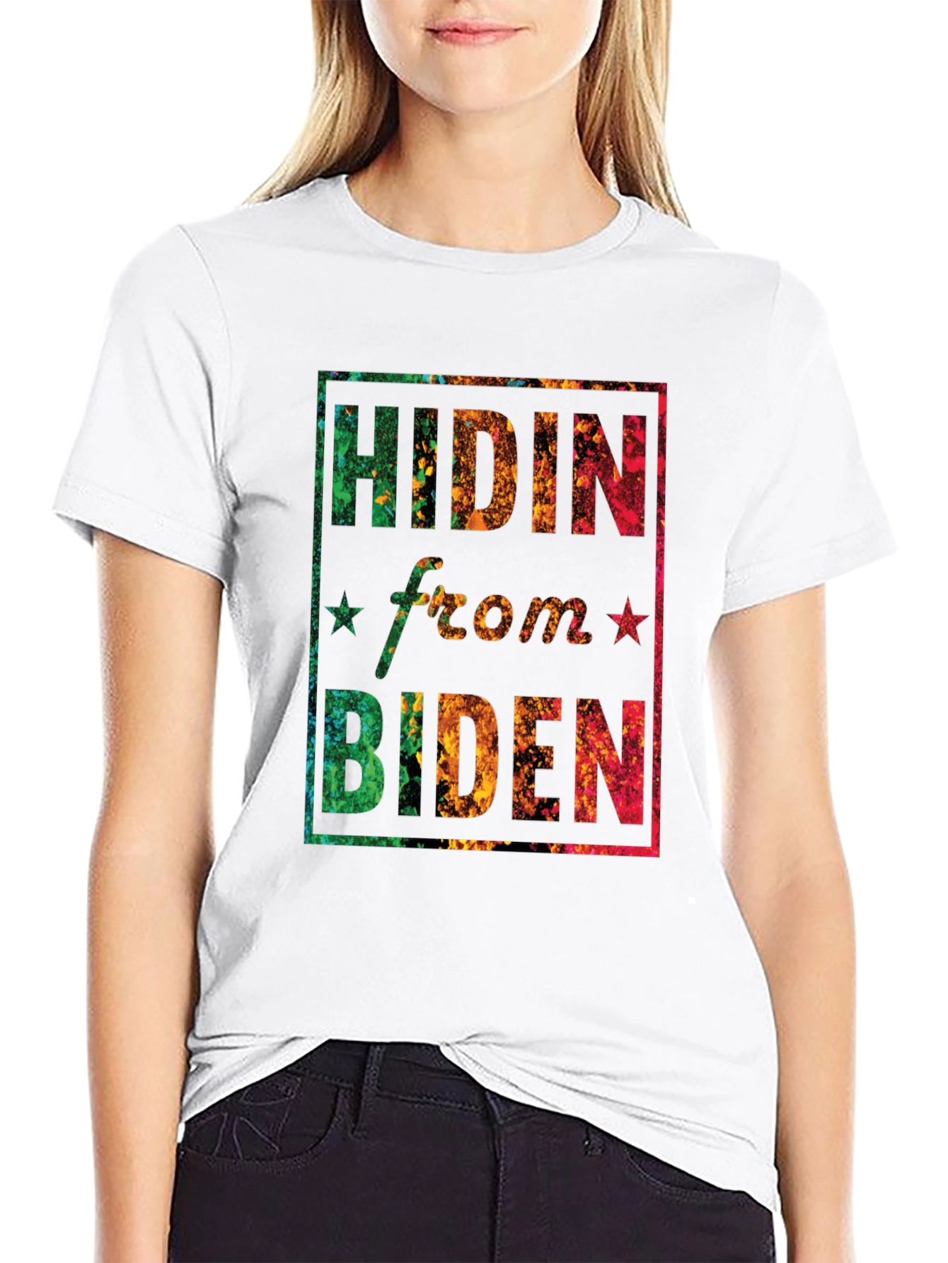 Hidin from Biden Graphic T-Shirt