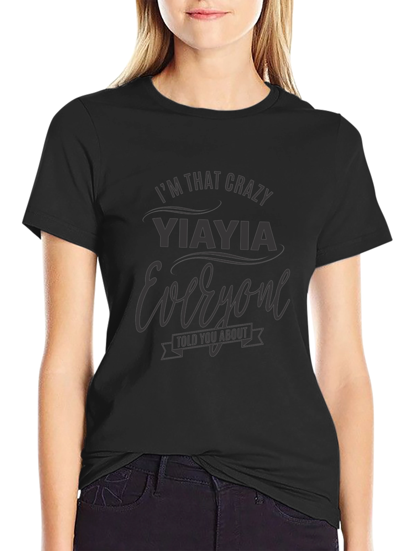 Crazy Yiayia T-Shirt - Fun Family Tee