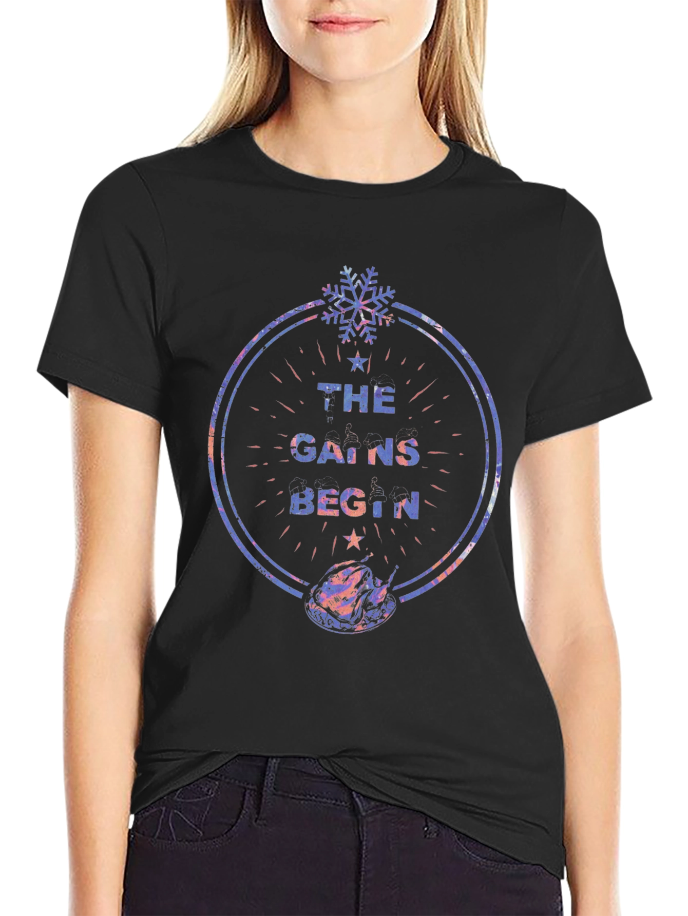 The Gains Begin Thanksgiving T-Shirt