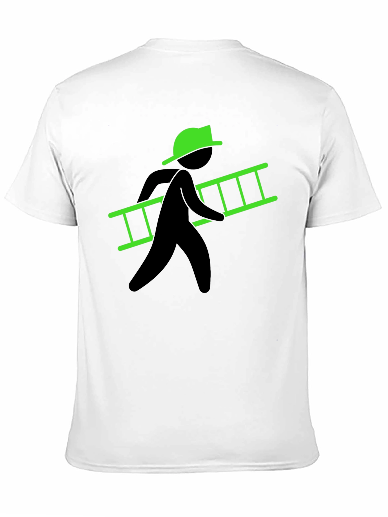 Ladder Carrier Graphic Tee - Black Cotton