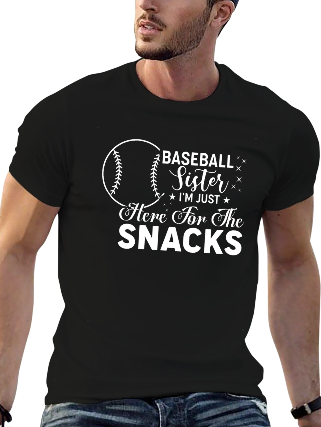 Baseball Sister Snacks T-Shirt