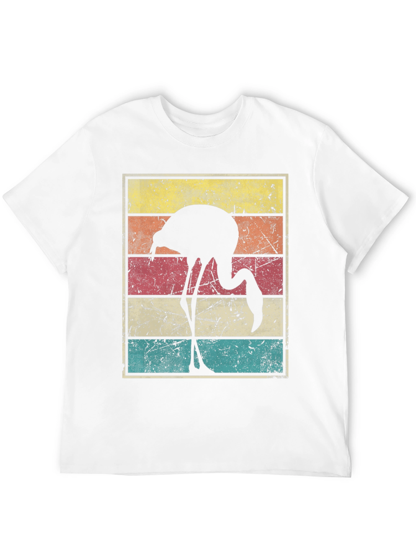 Retro Flamingo Graphic T-Shirt