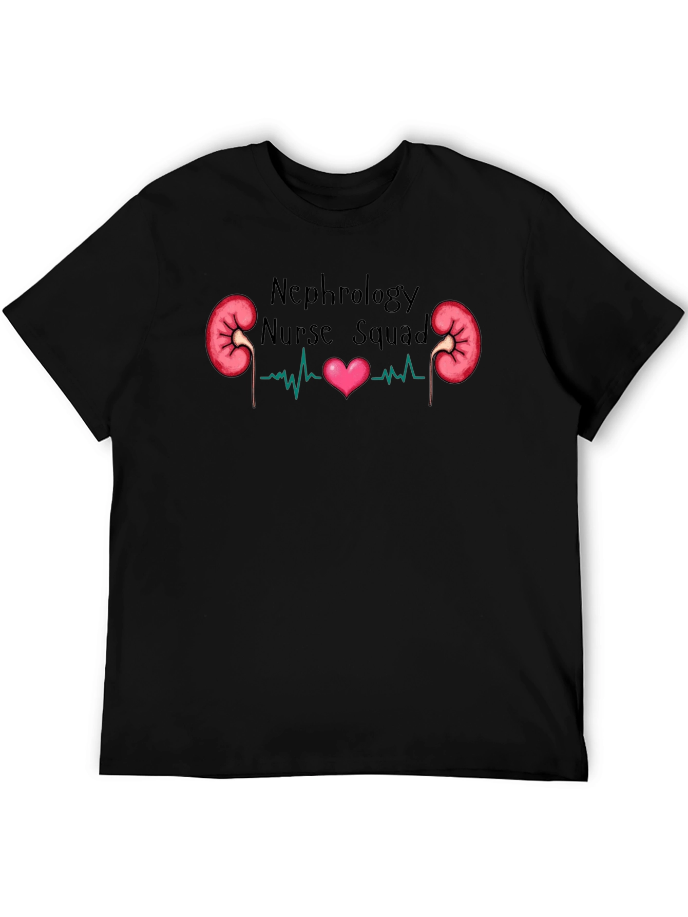 Nephrology Nurse Squad Black Graphic Tee