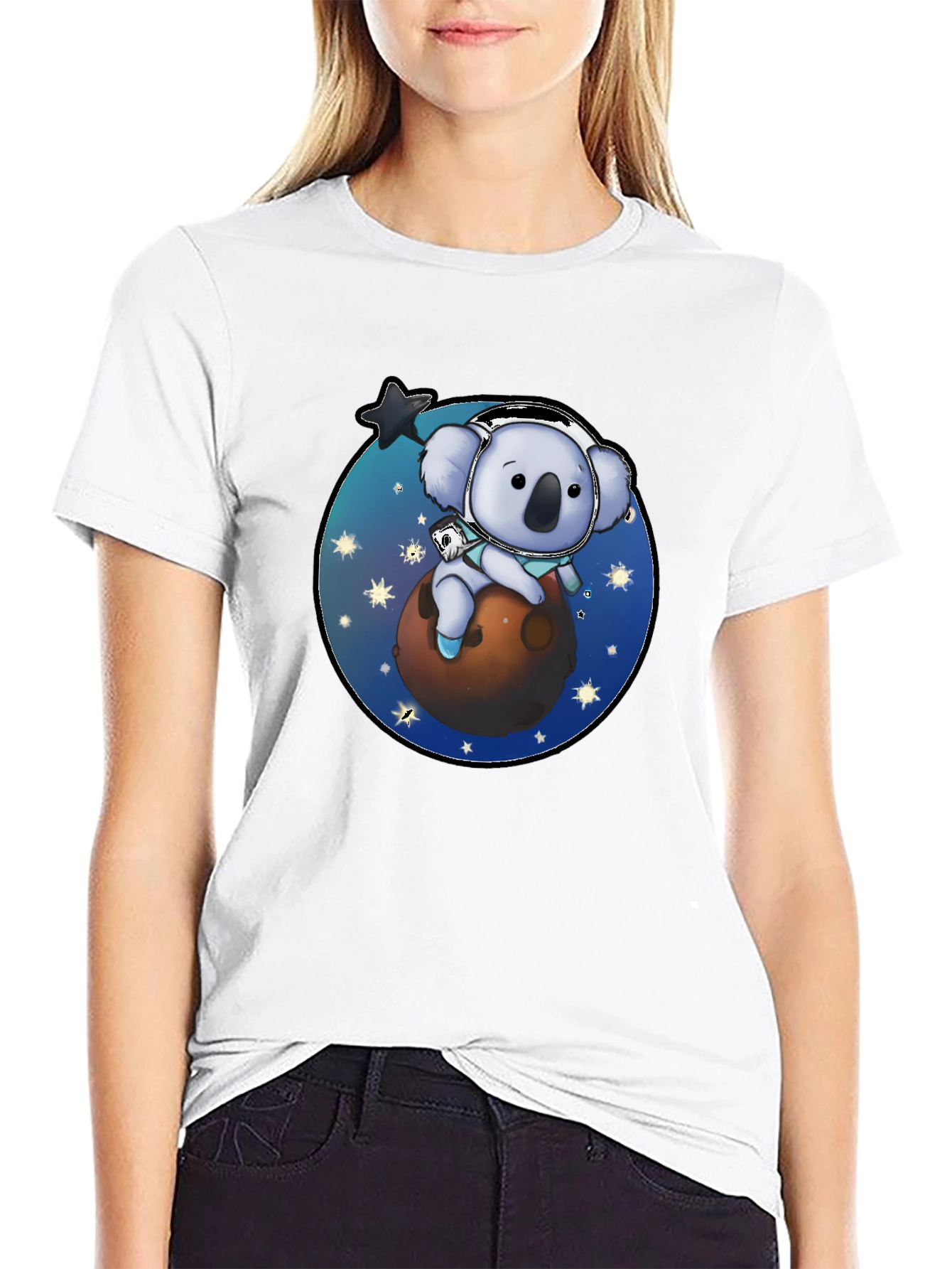 Koala Astronaut T-Shirt - Space Adventure Graphic Tee