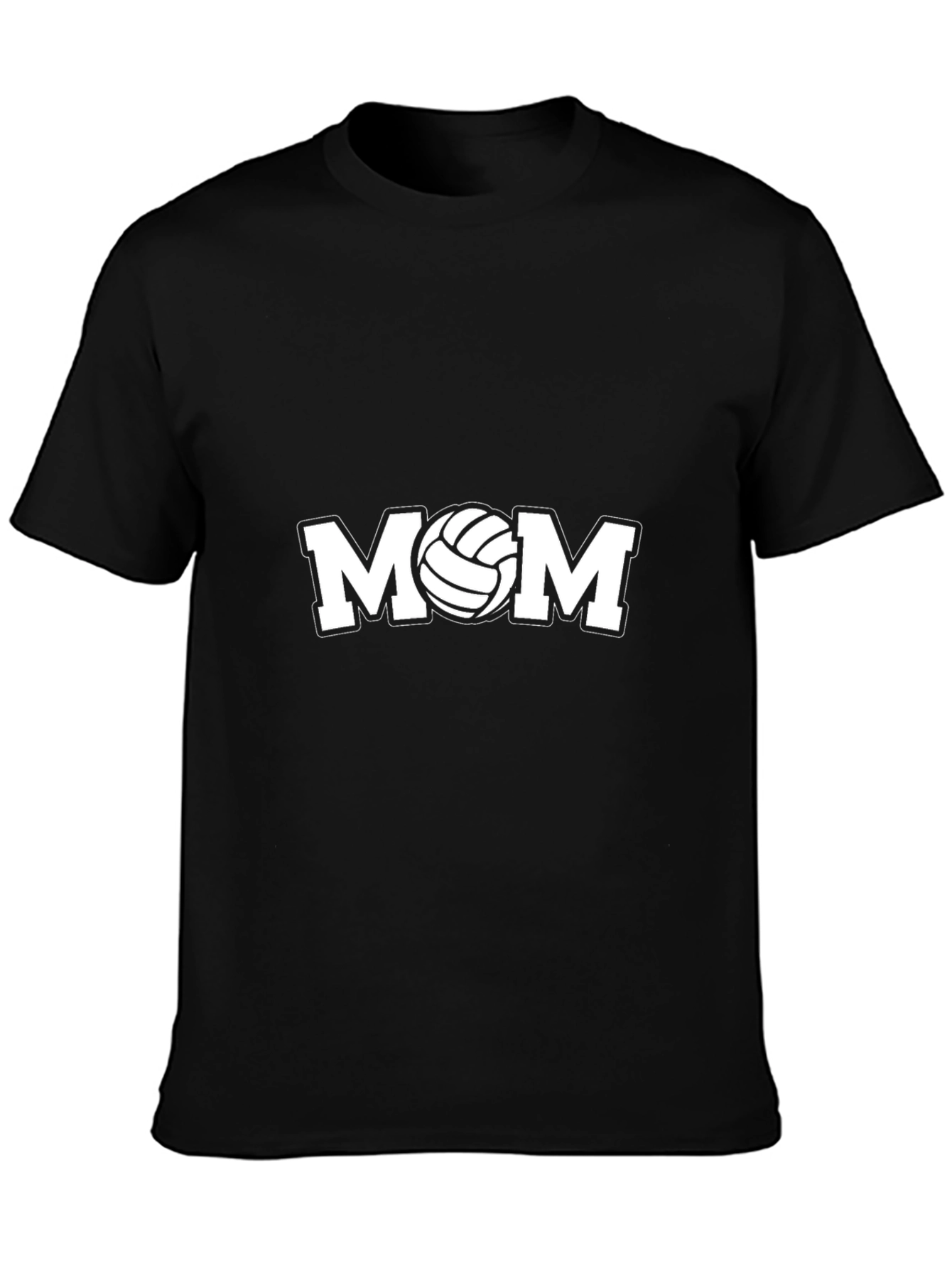 Volleyball Mom Black T-Shirt
