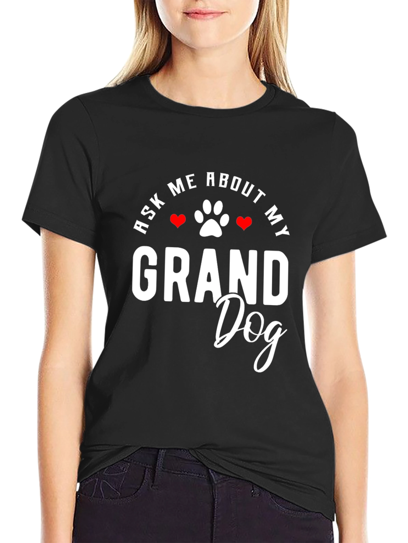 Ask Me About My Granddog Graphic T-Shirt