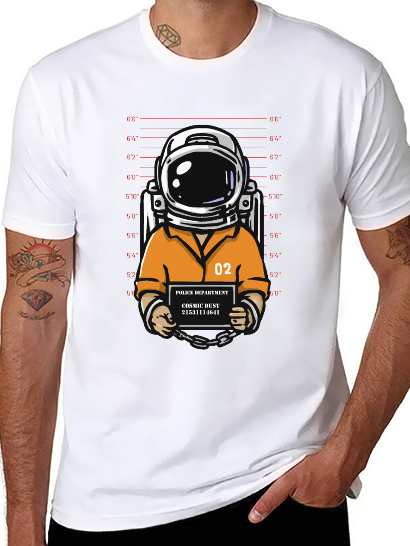 Cosmic Dust Inmate Graphic T-Shirt
