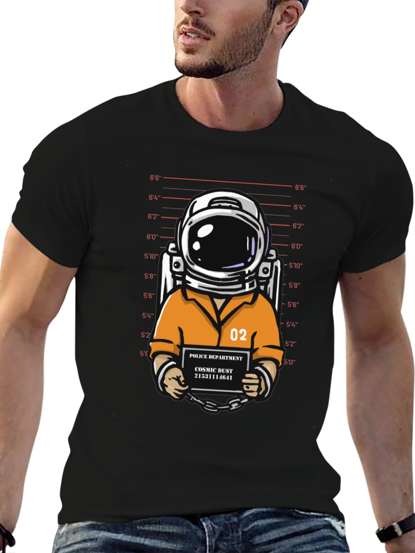 Cosmic Dust Inmate Graphic T-Shirt