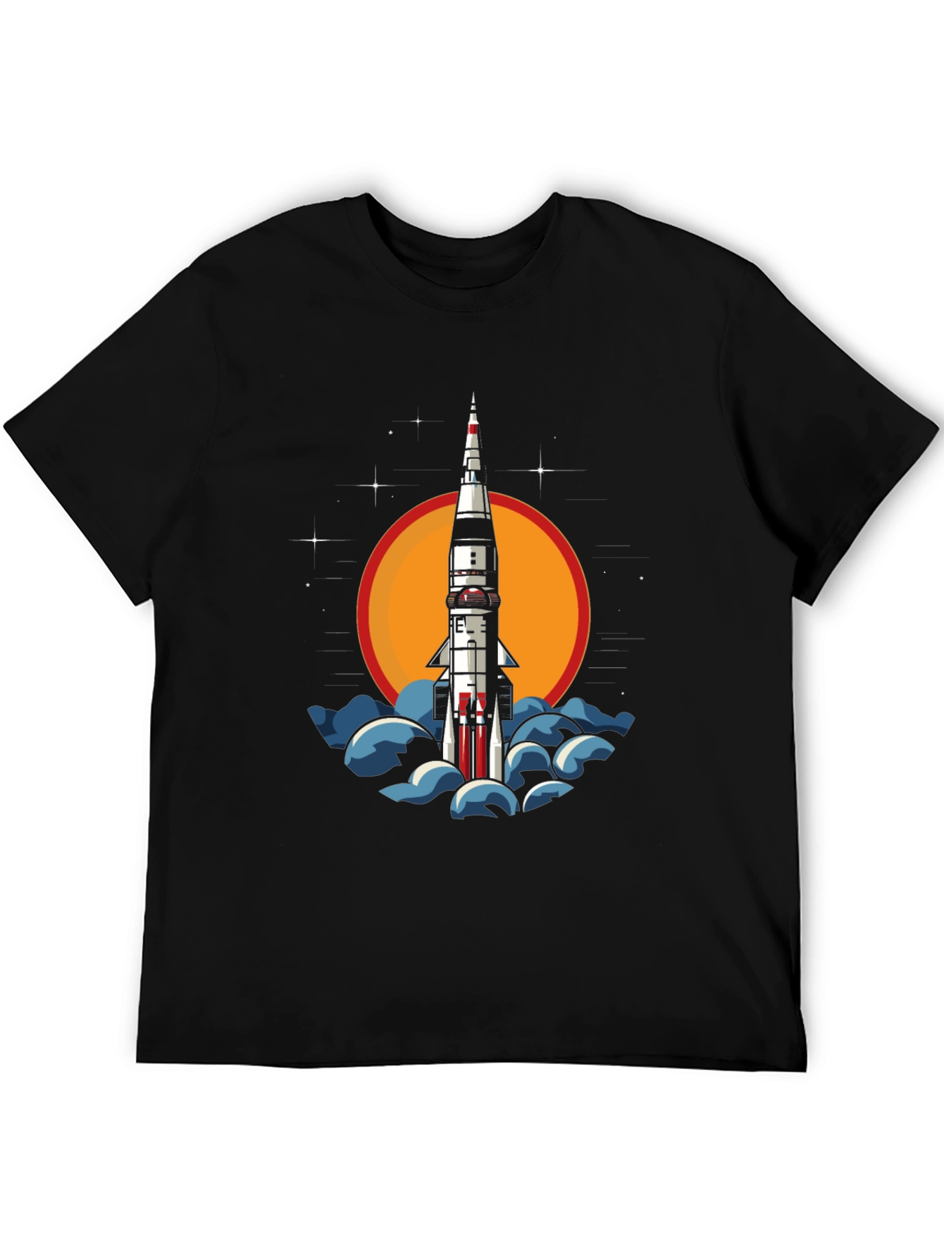 Rocket Launch Graphic Tee - Space Adventure Style