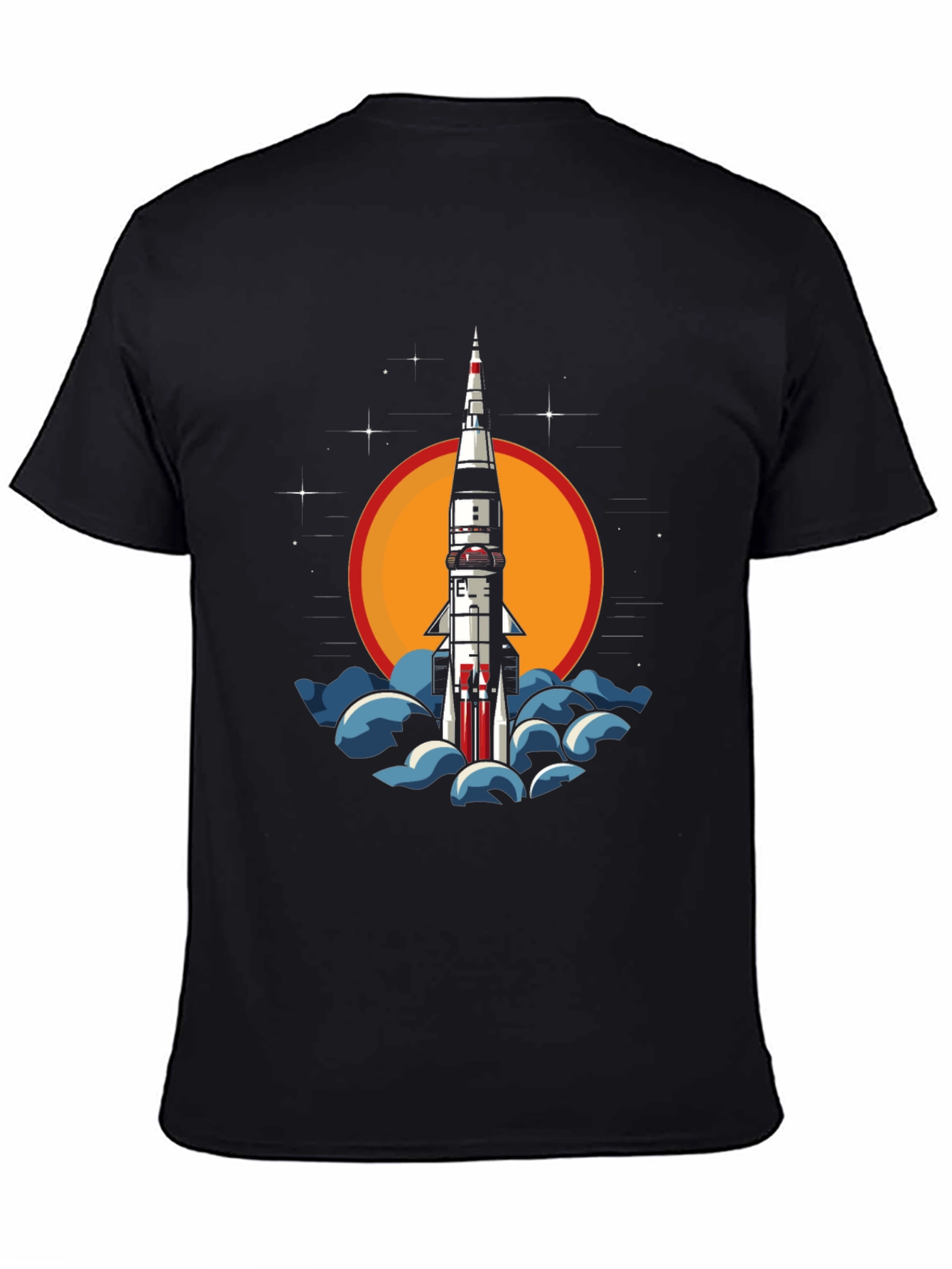 Rocket Launch Graphic Tee - Space Adventure Style