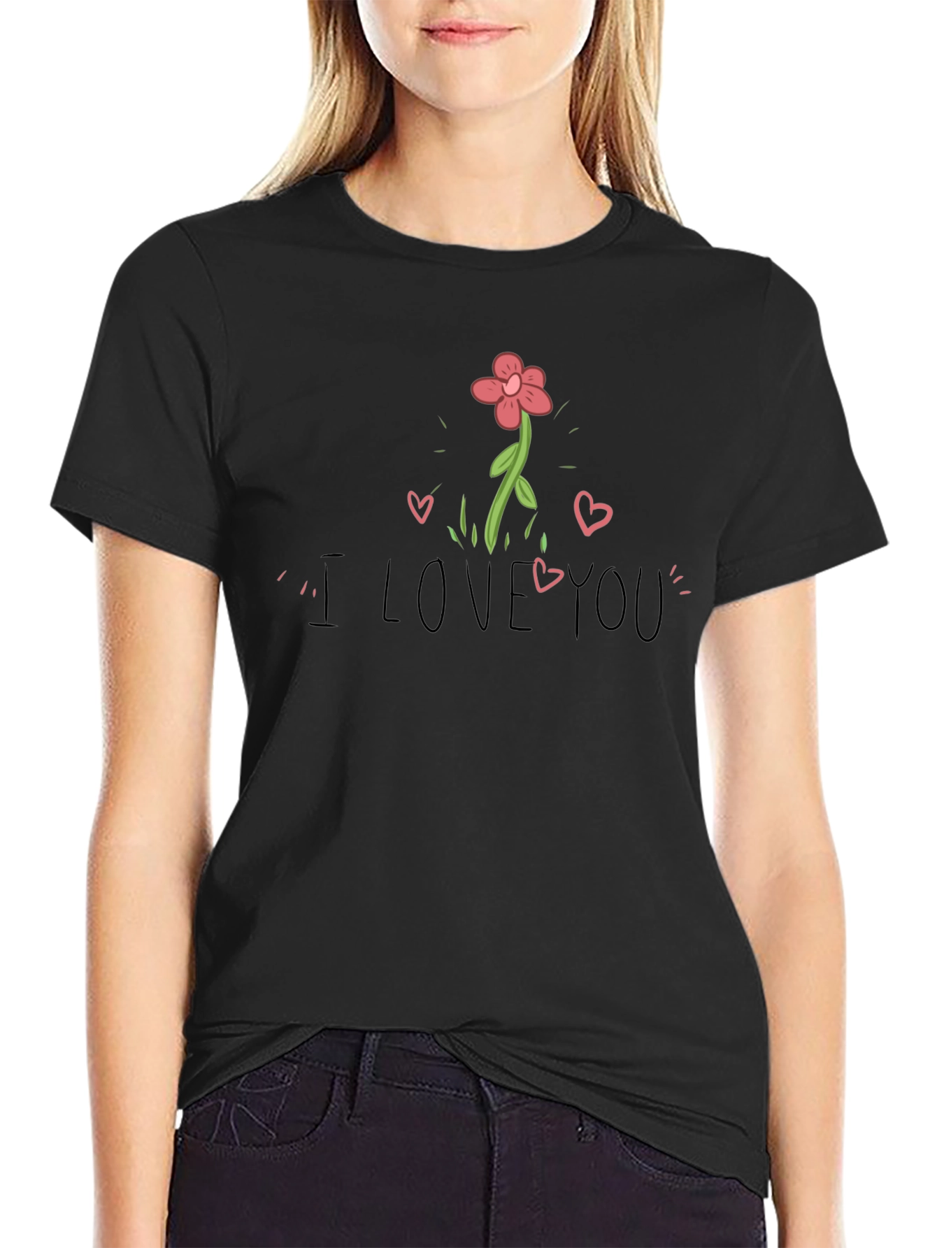 I Love You Graphic Tee - Trendy Unisex Fit