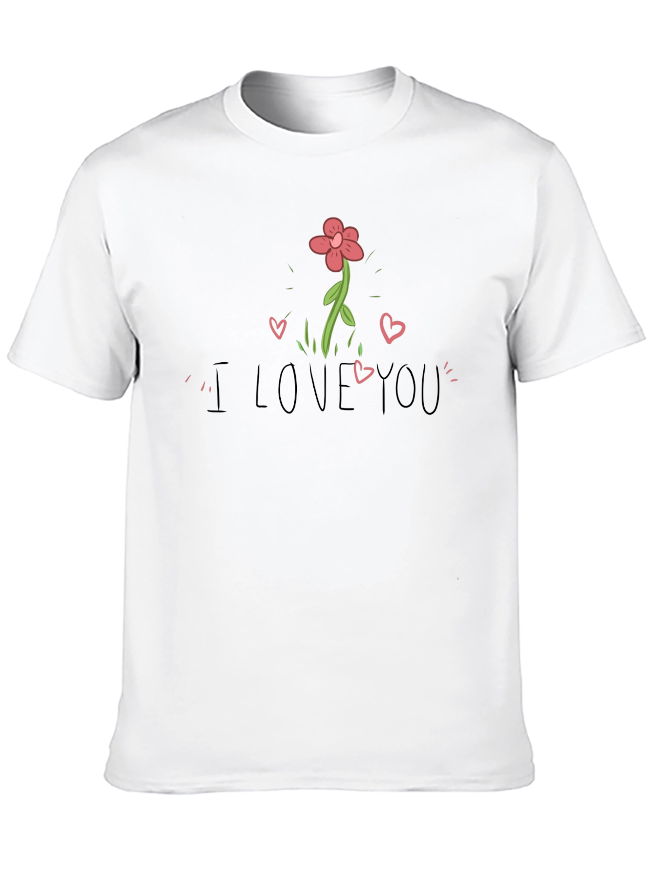 I Love You Graphic Tee - Trendy Unisex Fit