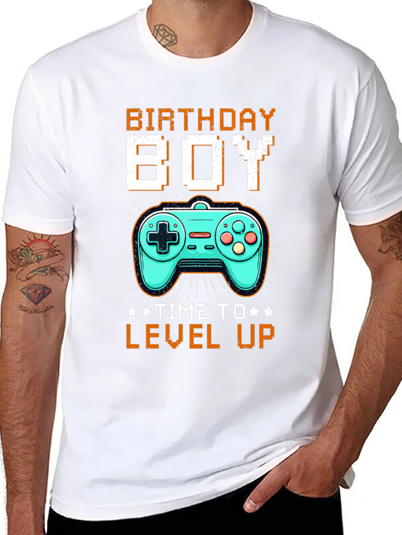 Birthday Boy Level Up Gamer T-Shirt