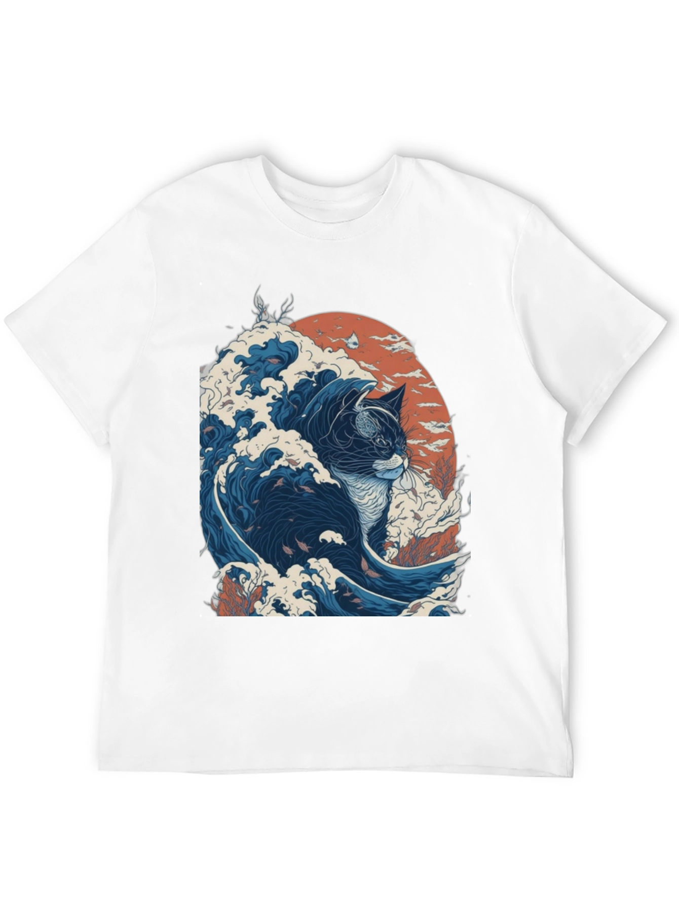 Great Wave Cat T-Shirt