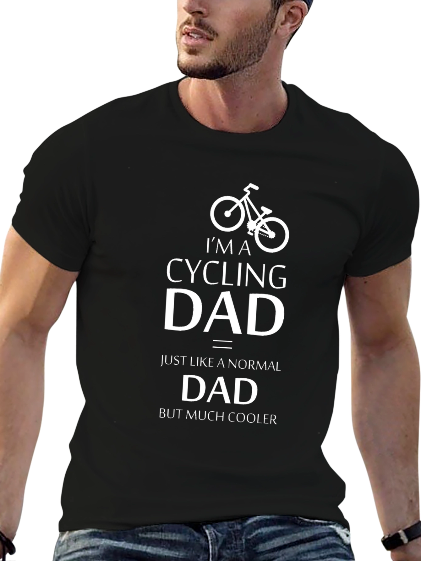 Cycling Dad Graphic T-Shirt