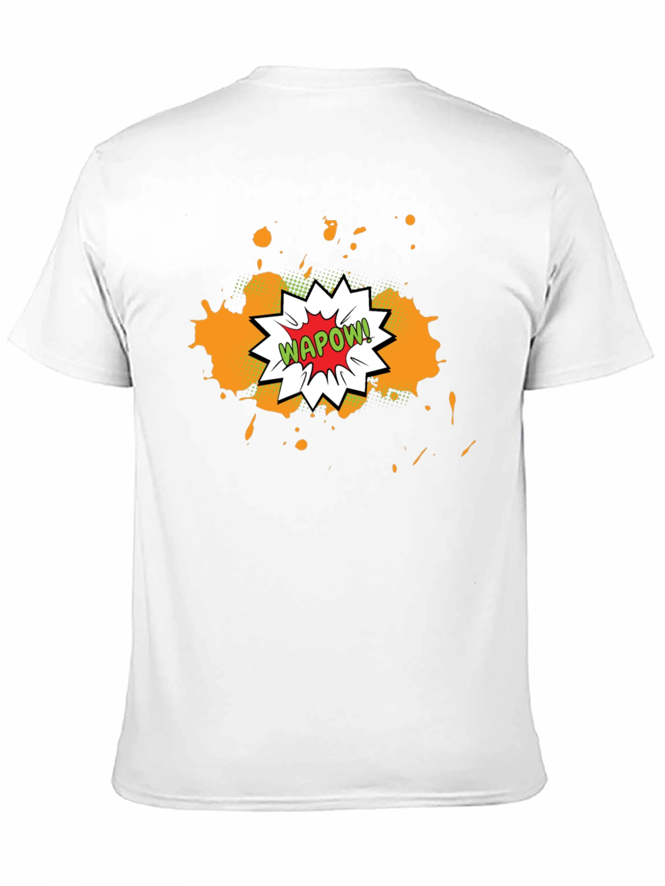 WAPOW! Comic T-Shirt - Mens Black Graphic Tee