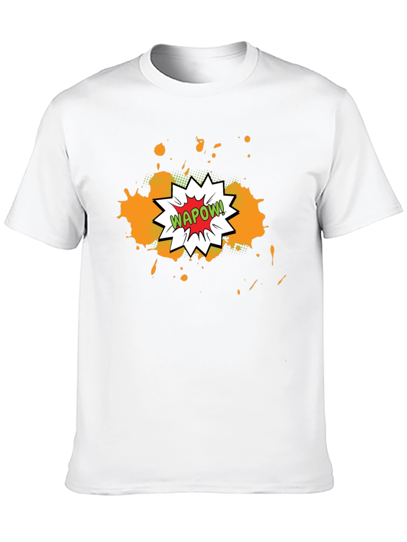 WAPOW! Comic T-Shirt - Mens Black Graphic Tee