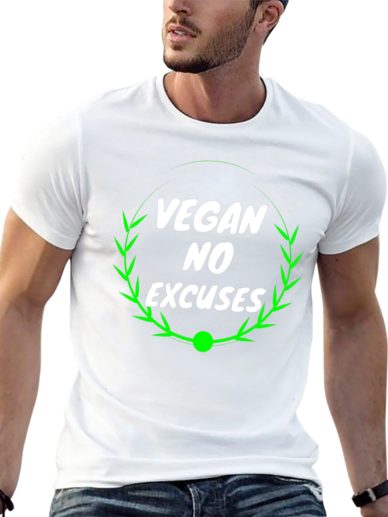 Vegan No Excuses Black T-Shirt