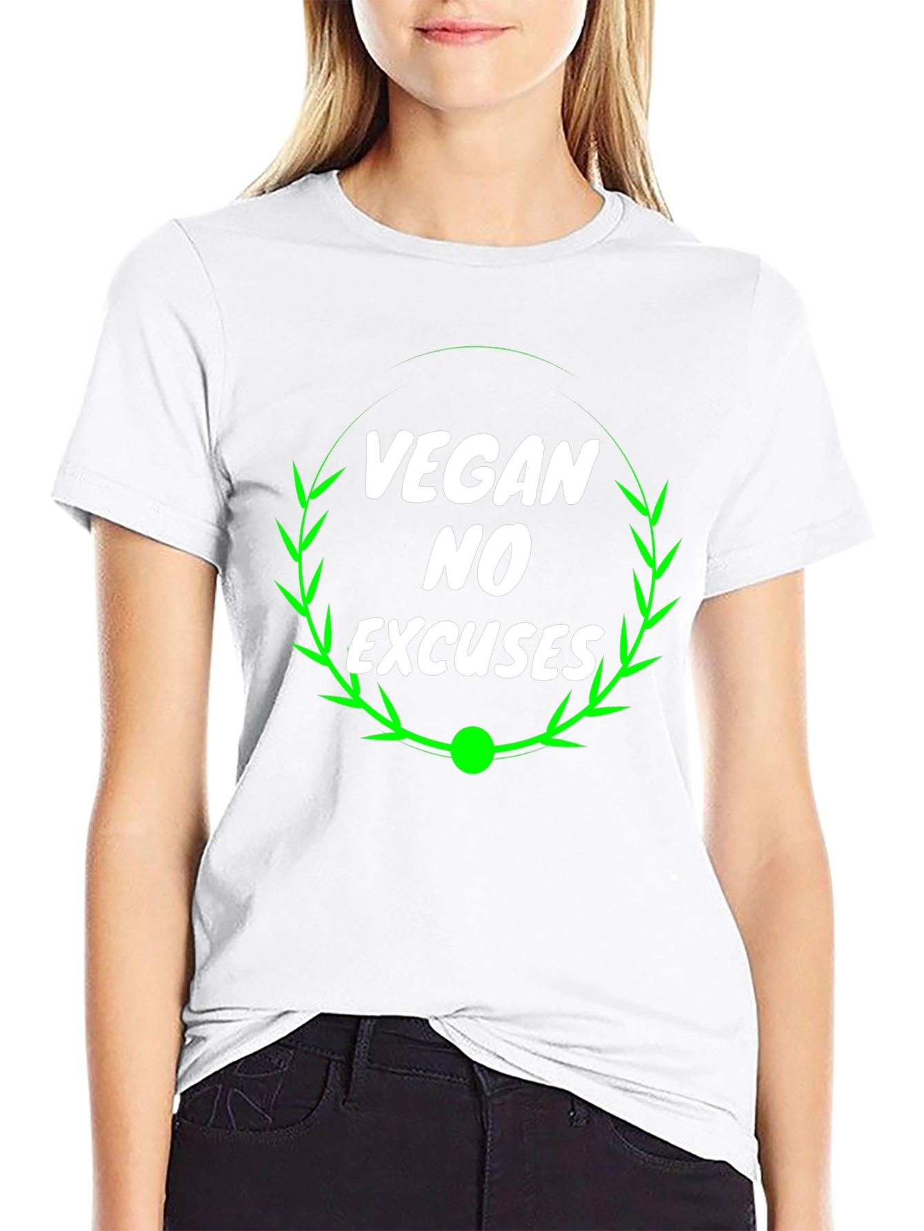 Vegan No Excuses Black T-Shirt